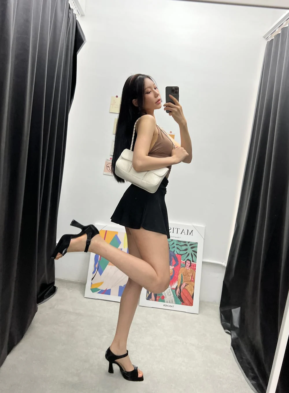 A-Line Mini Skirt IU322 - Image 14