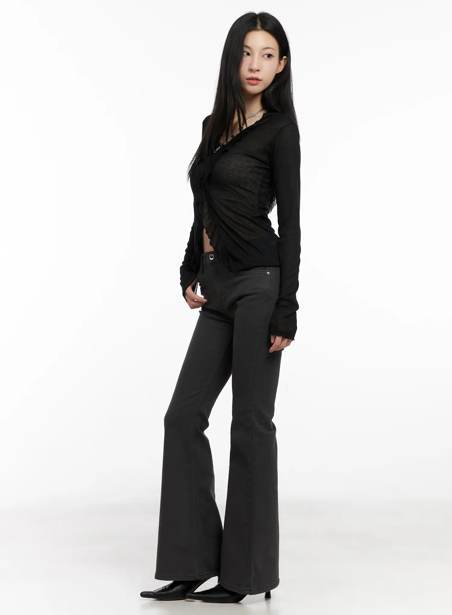 Addie Chic Flared Jeans CG522 - Image 4