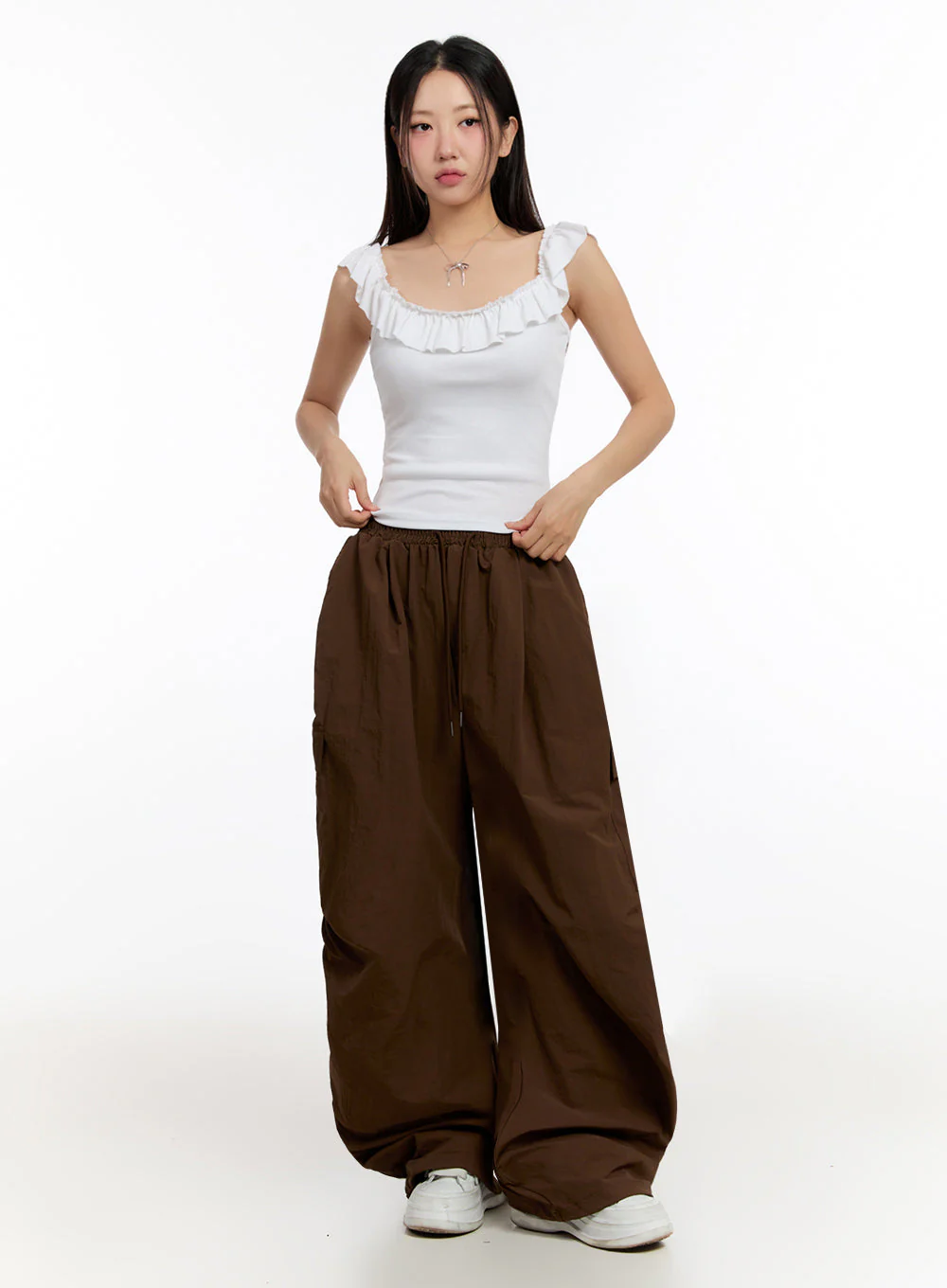 Adjustable Nylon Cargo Pants IU509 - Image 5