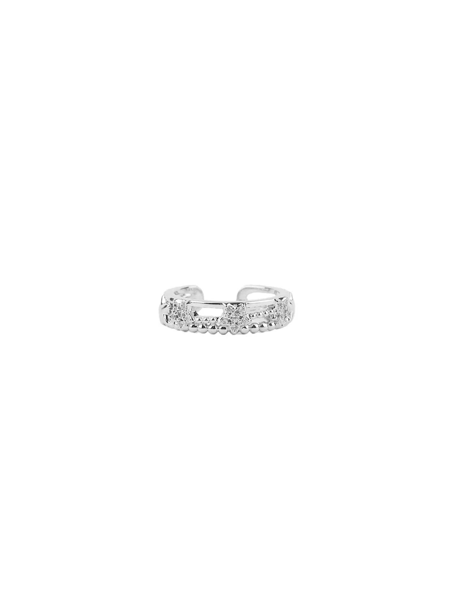 Adjustable Triple Row Star Ring CF525 - Image 5