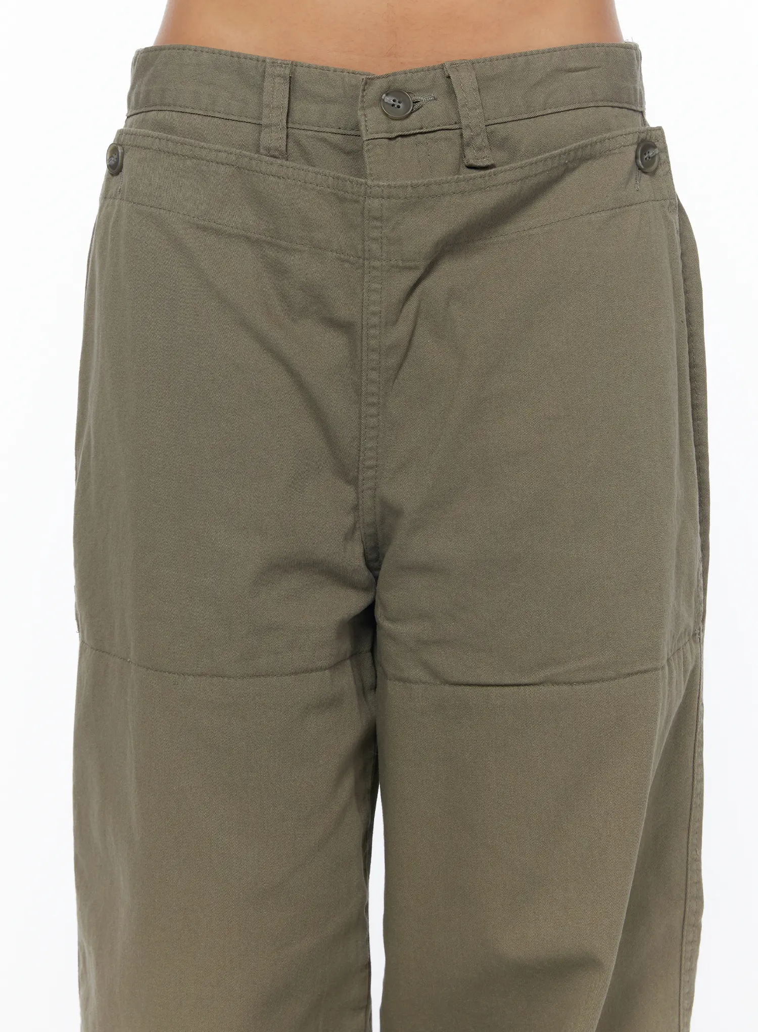 Adjustable Wide Leg Cargo Pants CA516 - Image 9