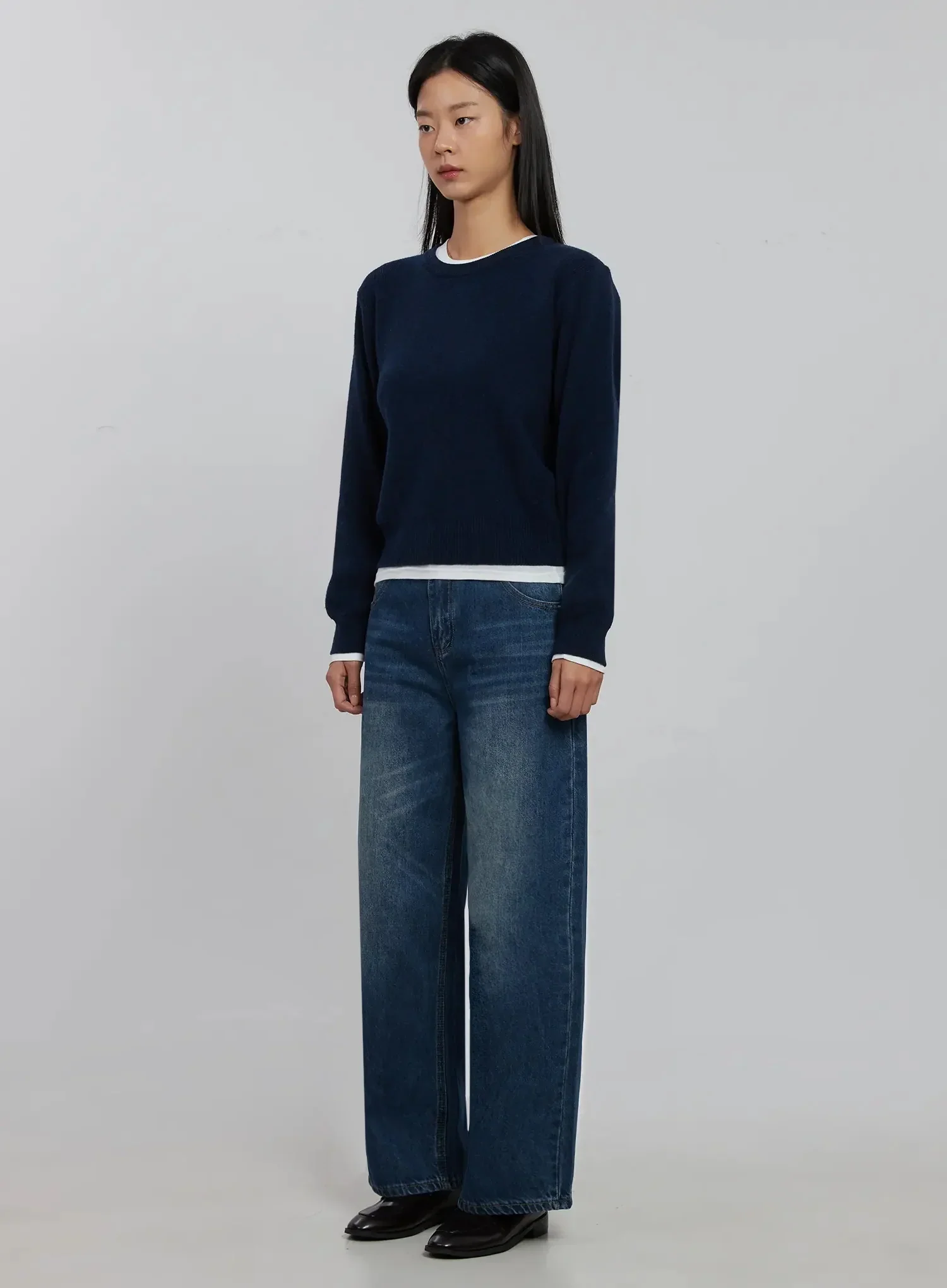 Alaina Wide Leg Jeans IJ508 - Image 7
