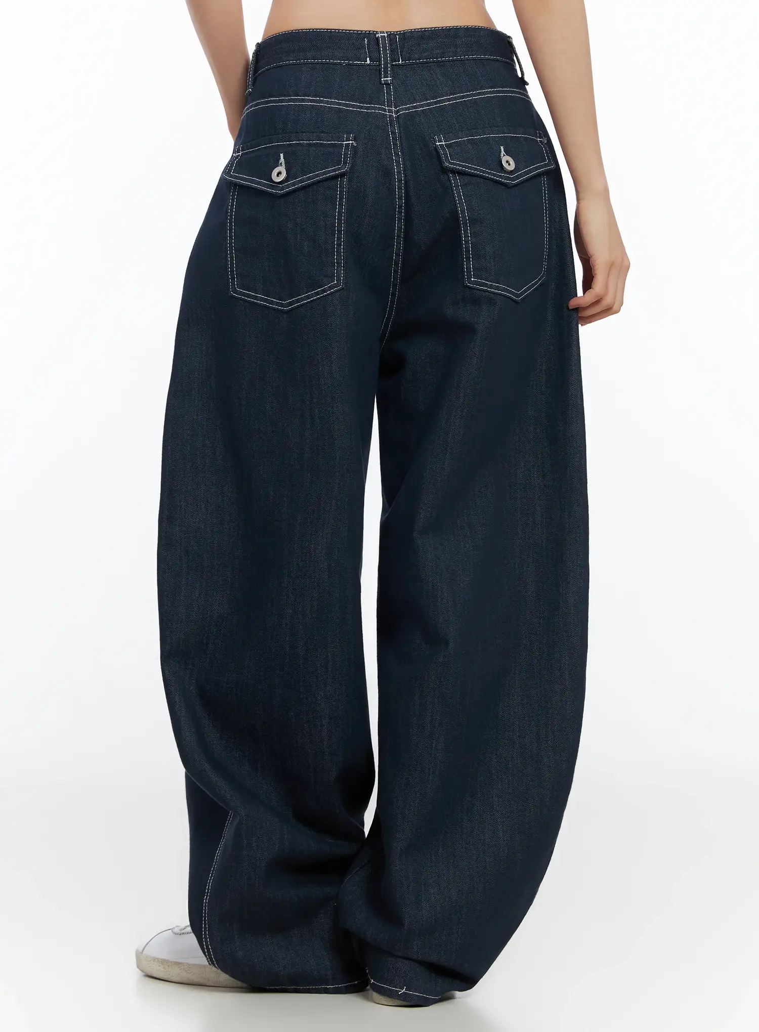 Alaya Semi-Balloon Denim Jeans IM524 - Image 5