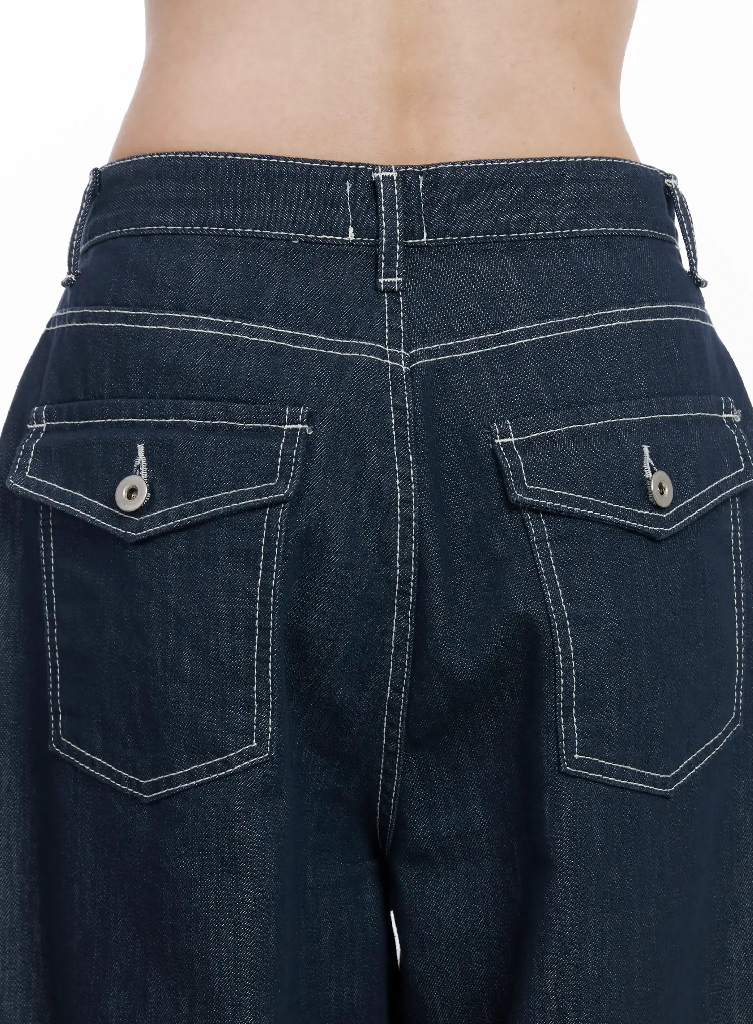 Alaya Semi-Balloon Denim Jeans IM524 - Image 8
