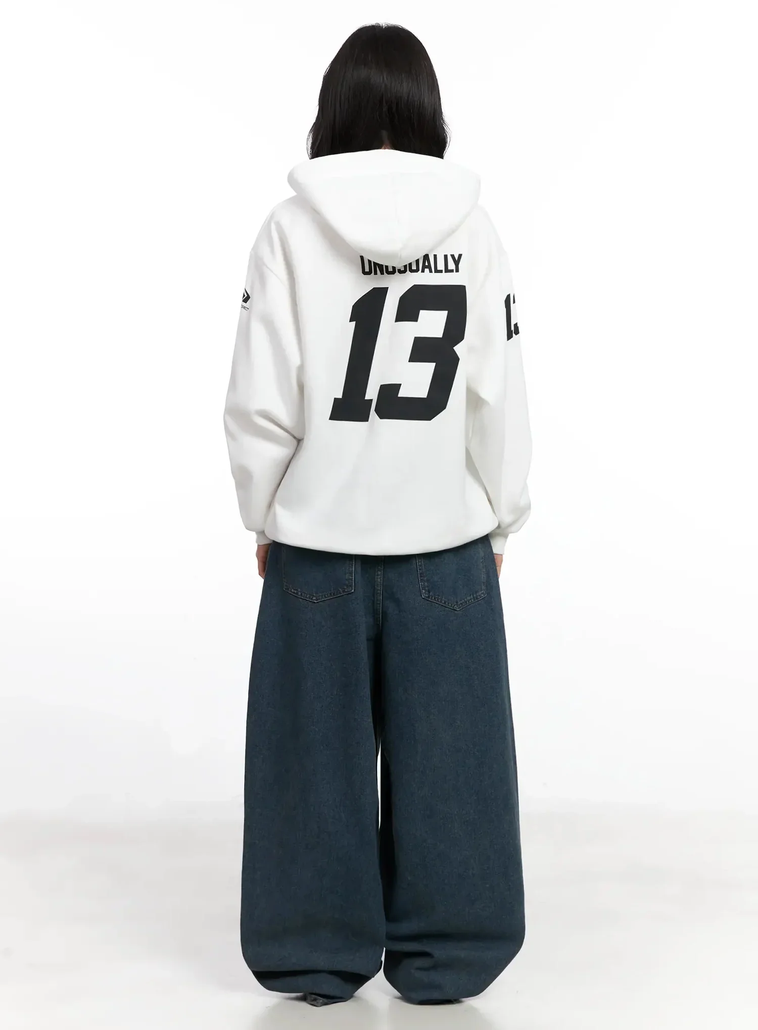 Aleena Mid-Wash Baggy Jeans IN528 - Image 9