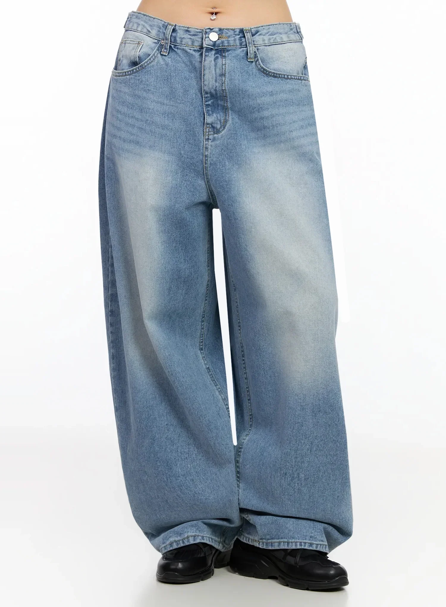 Aleyna Wide Leg Jeans IA523 - Image 5