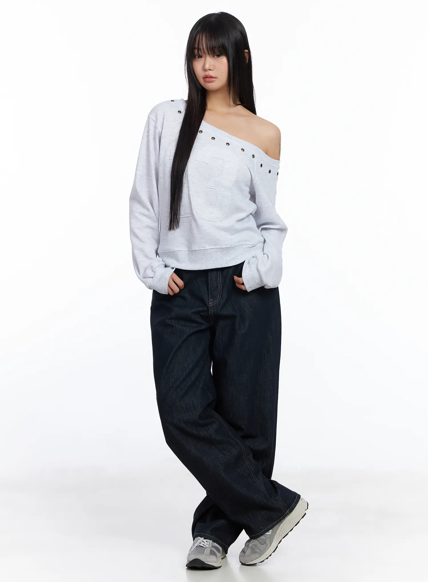 Amayah No-Fade Wide Leg Jeans CF504 - Image 3