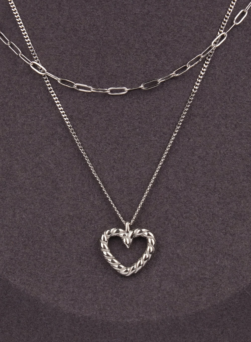 Amour Lovely Double Layer Necklace IM531 - Image 3