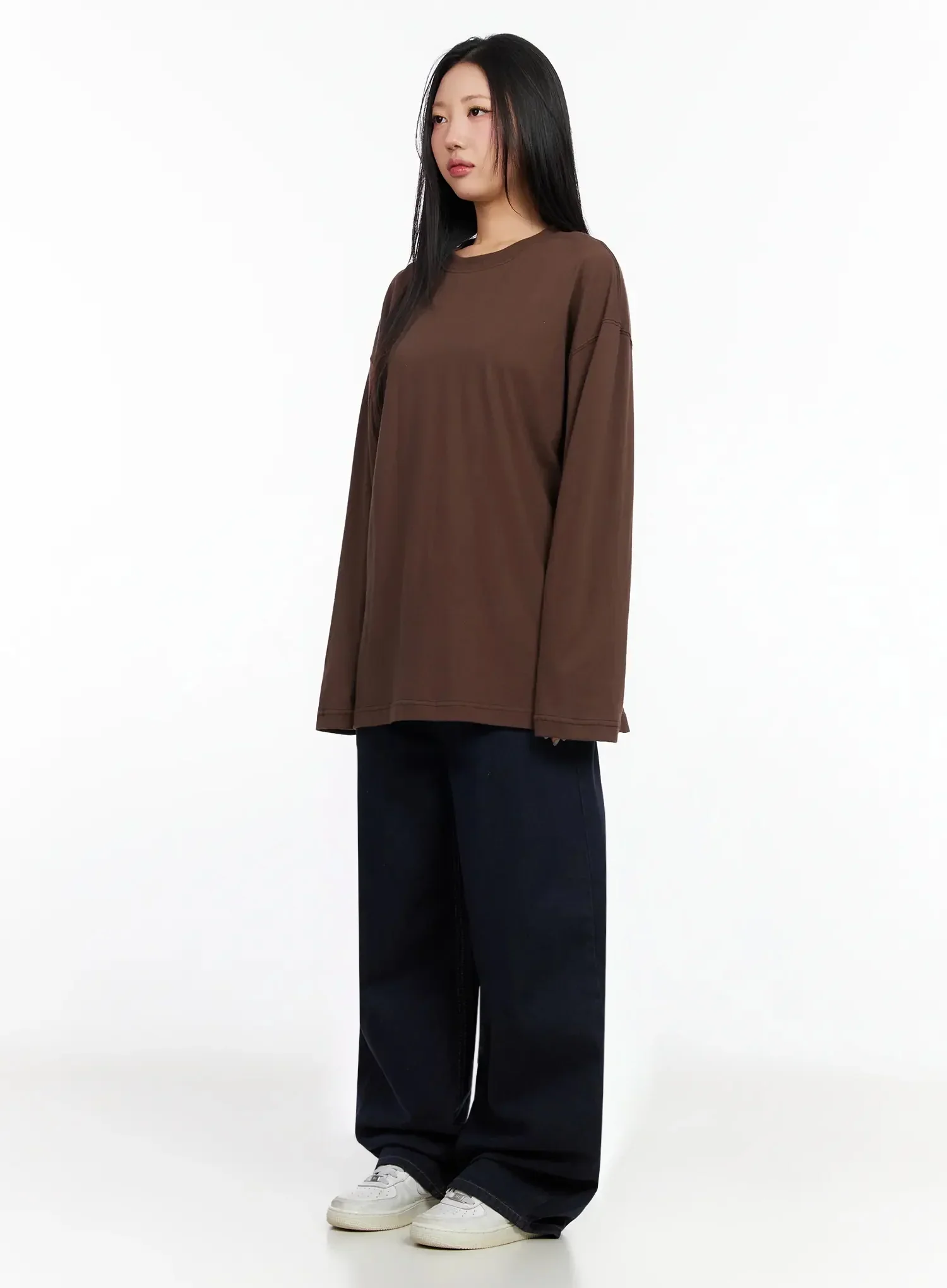 Annette Dark-Wash No-Fade Baggy Jeans IA507 - Image 7