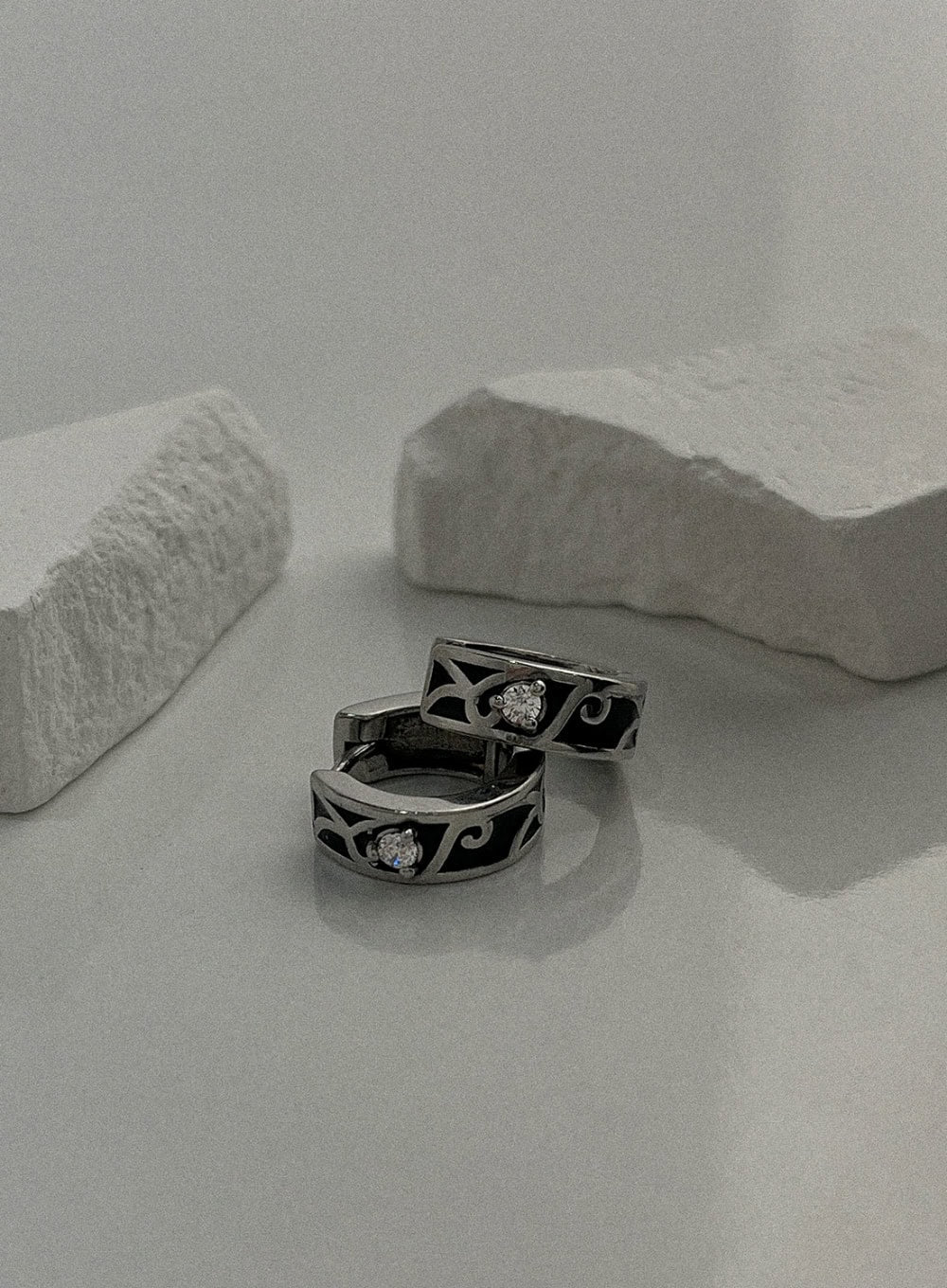 Antique Cubic Ring Earrings IL415 - Image 4