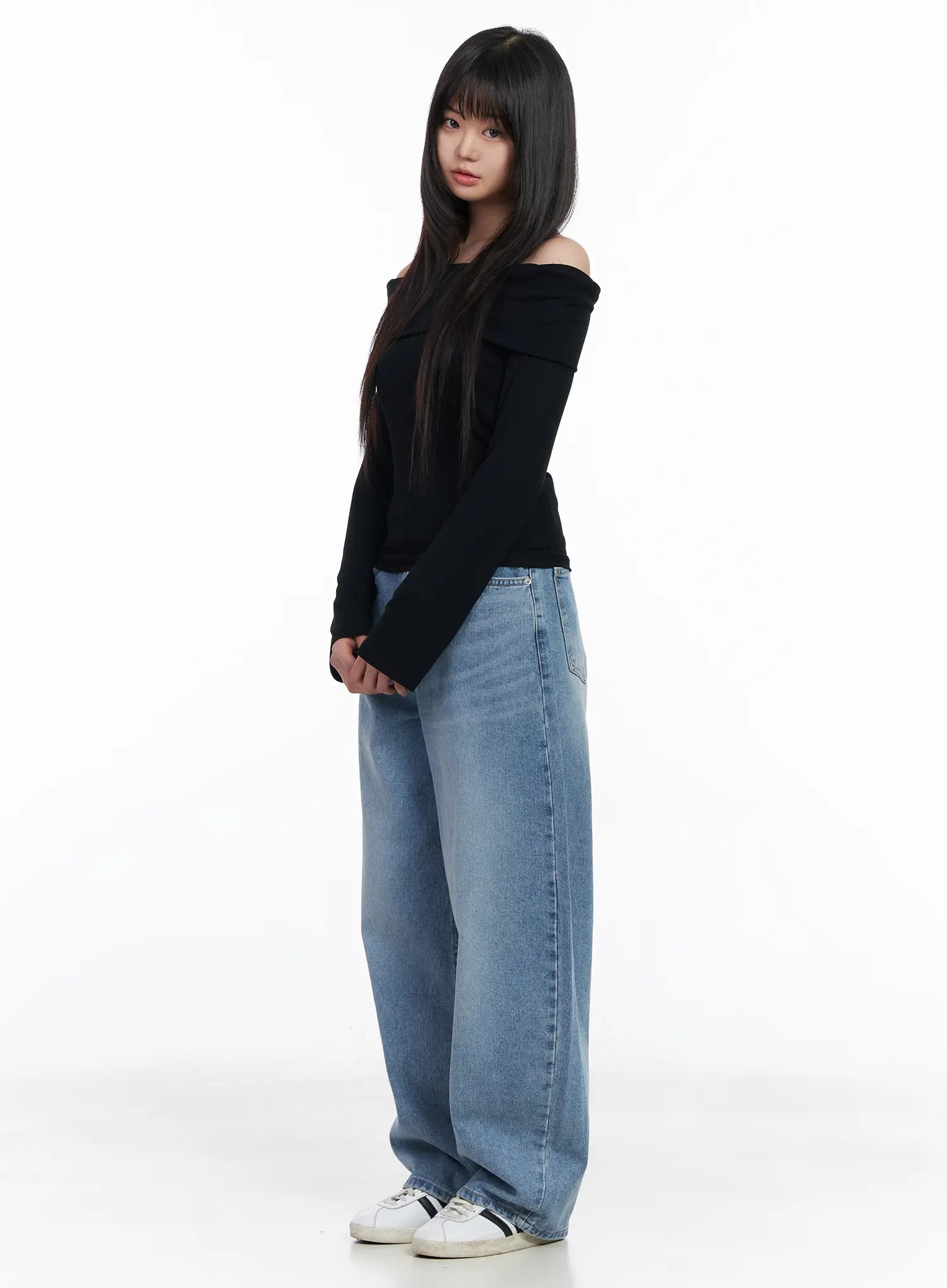 Ariyah High-Waist Baggy Jeans CM512 - Image 6