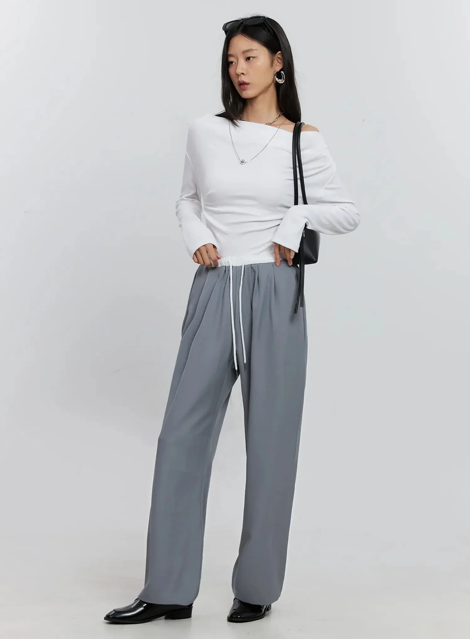 Asymmetric Long Sleeve Top IS516 - Image 27