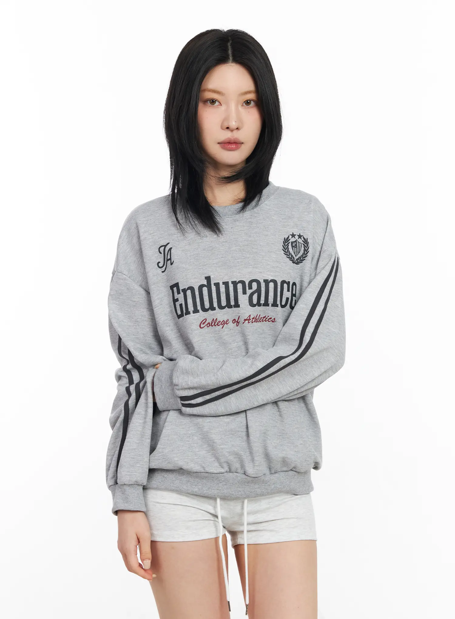 Athletic Graphic Sweatshirt CF526 - Image 8