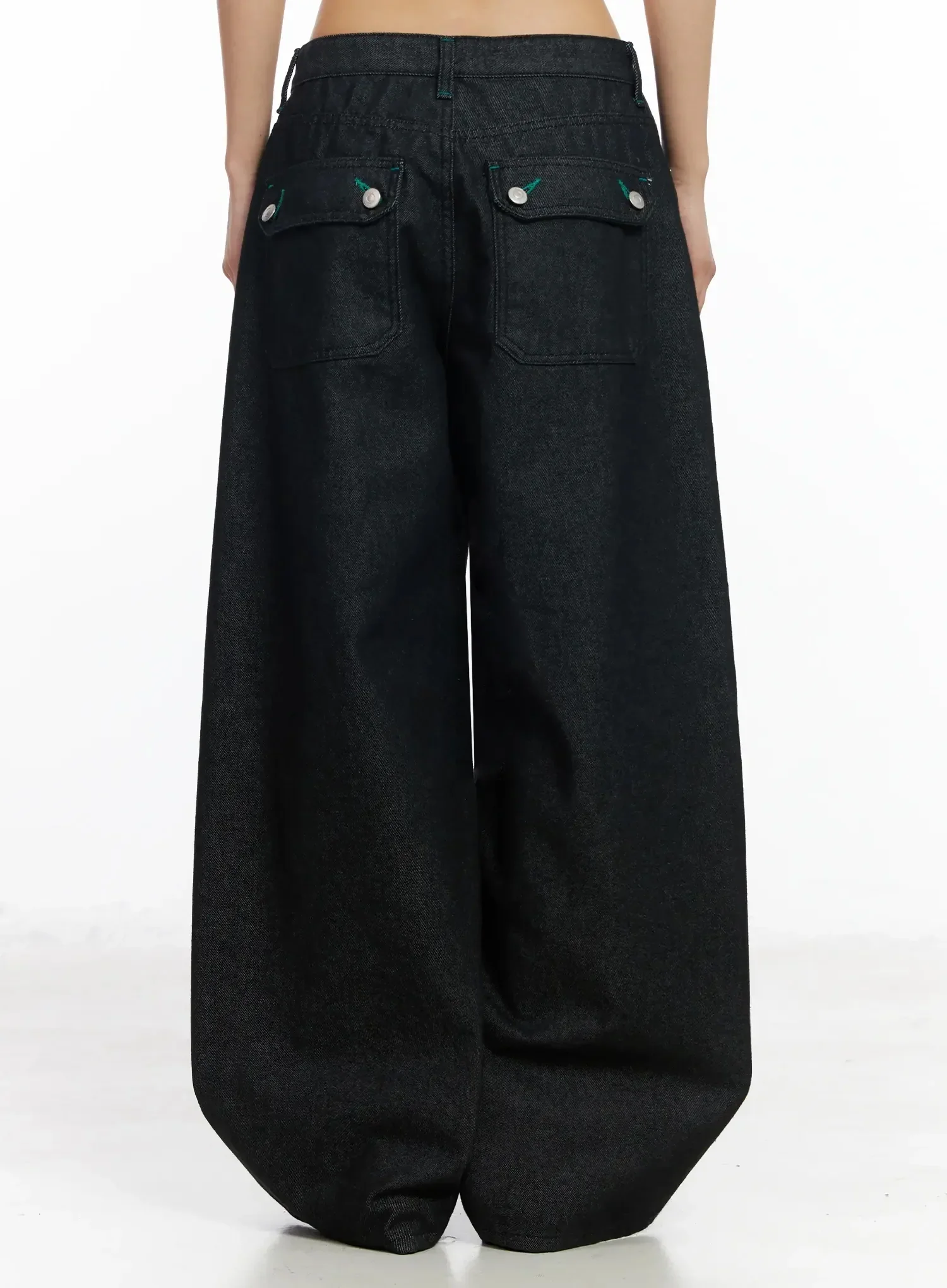 Ayah Casual Wide Leg Jeans IM530 - Image 11