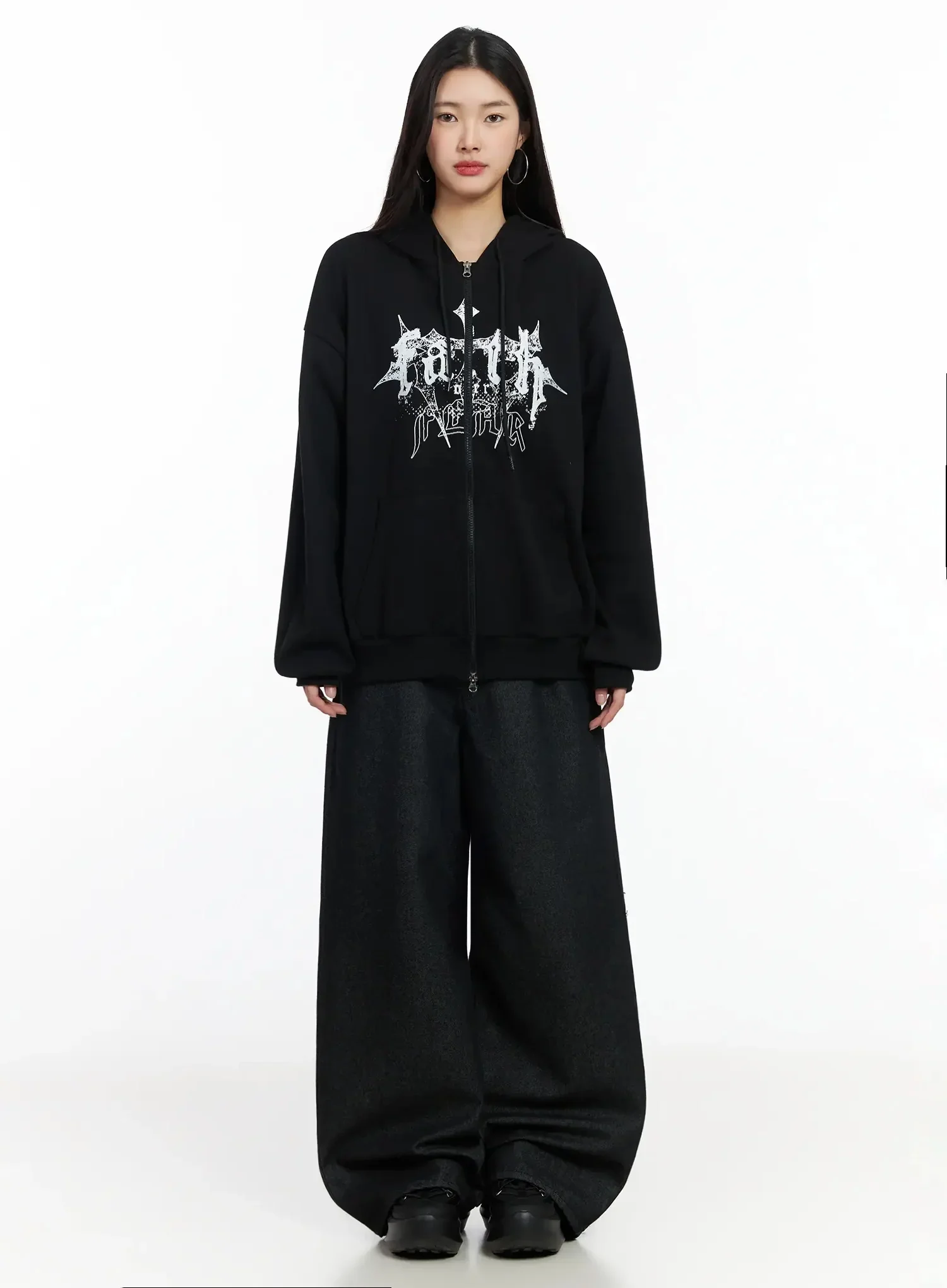 Ayah Casual Wide Leg Jeans IM530 - Image 6