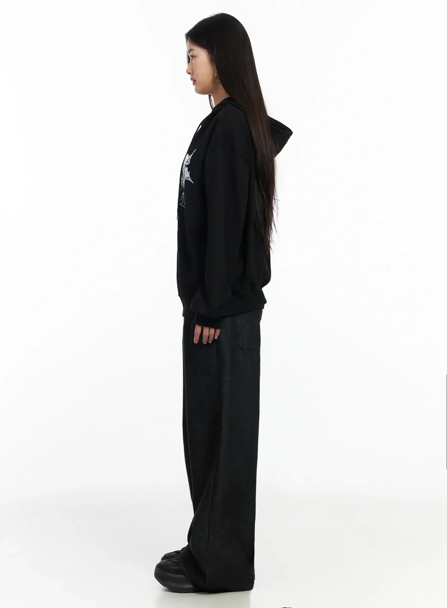 Ayah Casual Wide Leg Jeans IM530 - Image 7