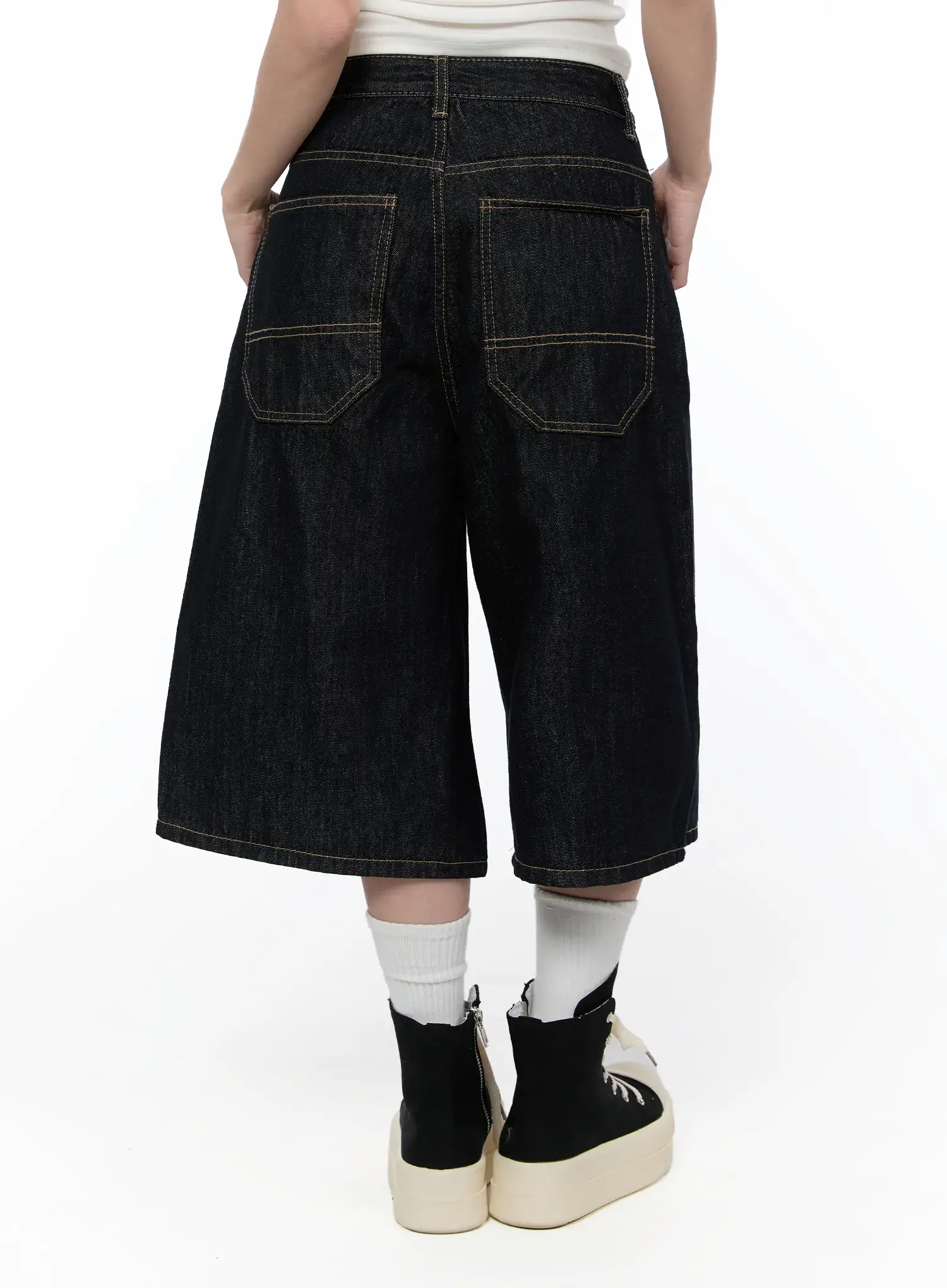 Ayleen High-Waist Wide Leg Jorts CA521 - Image 5