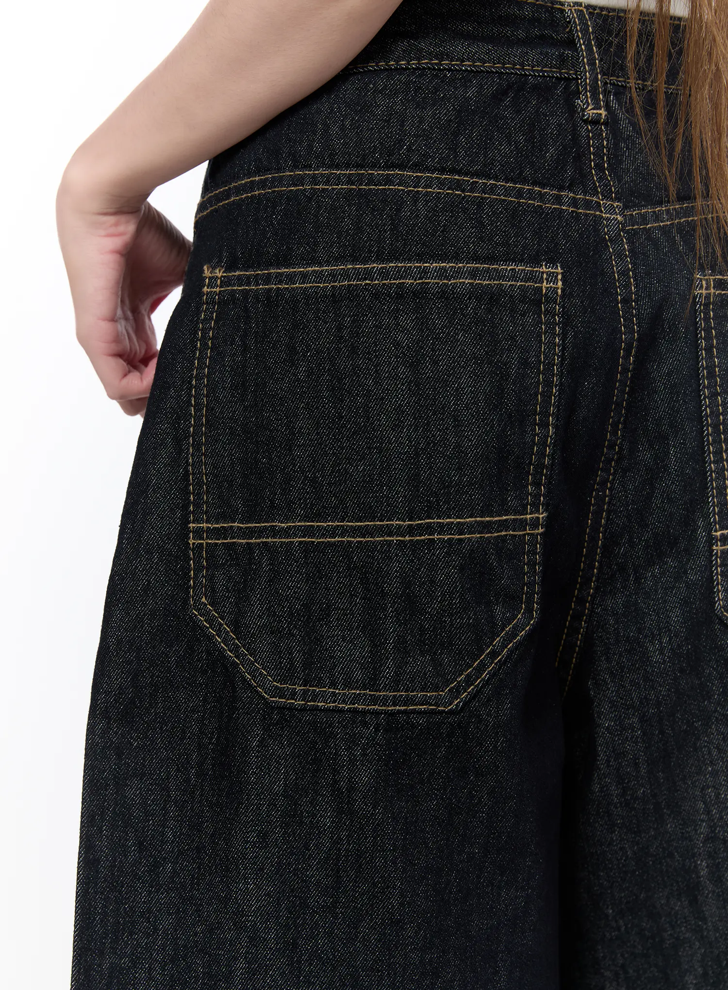 Ayleen High-Waist Wide Leg Jorts CA521 - Image 6