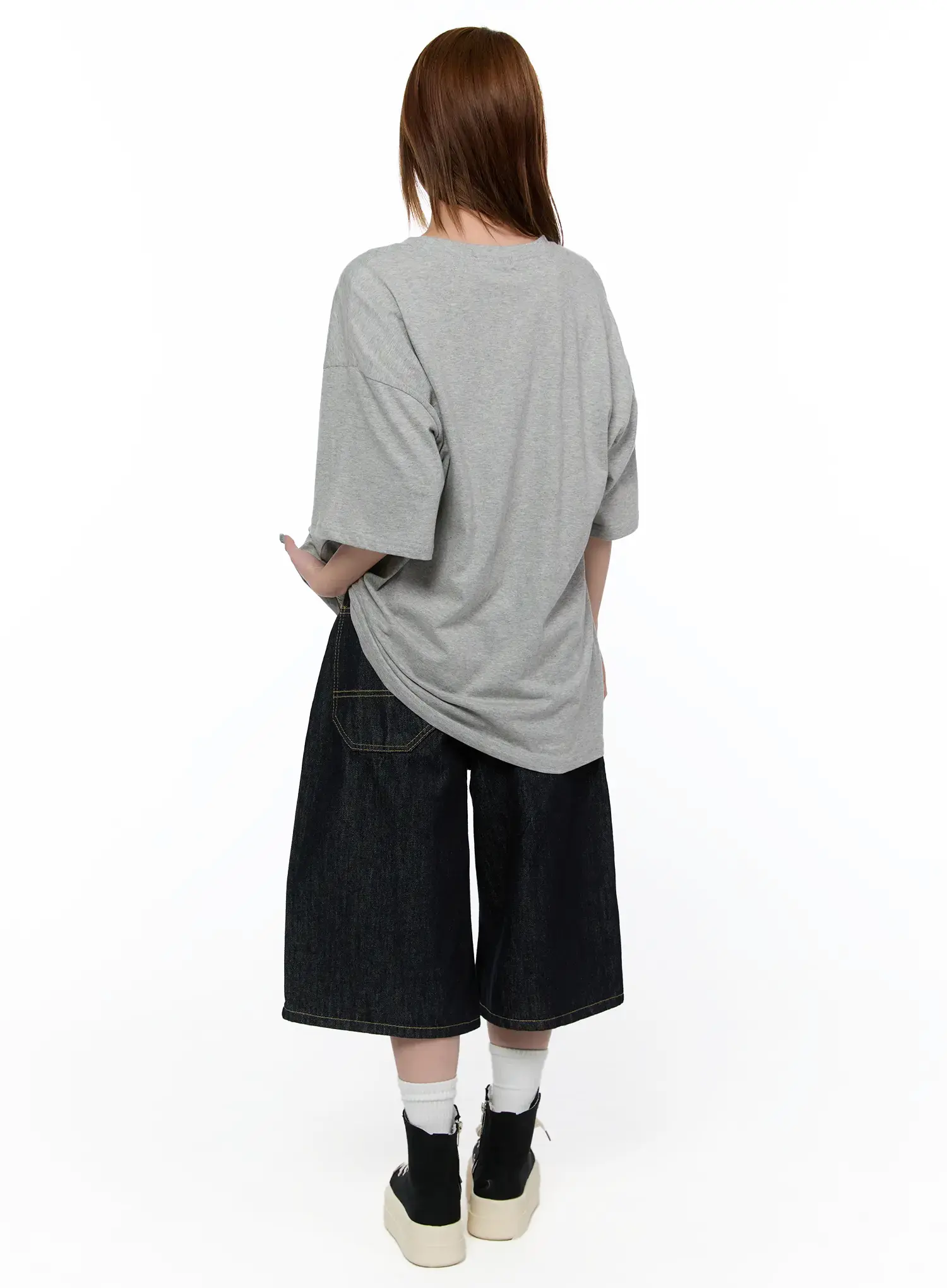 Ayleen High-Waist Wide Leg Jorts CA521 - Image 7