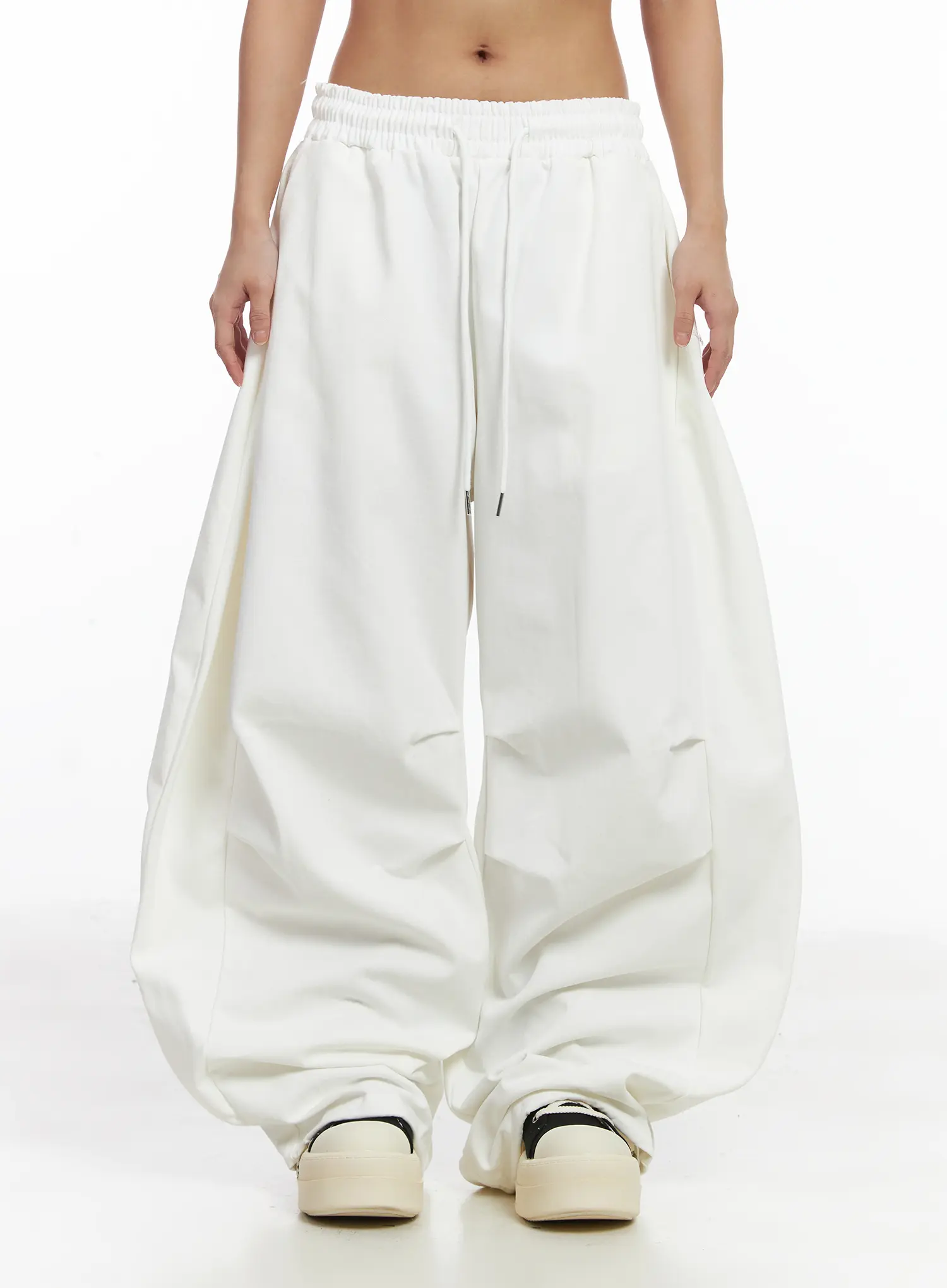 Back Pocket Detail White Pants CJ512 - Image 6