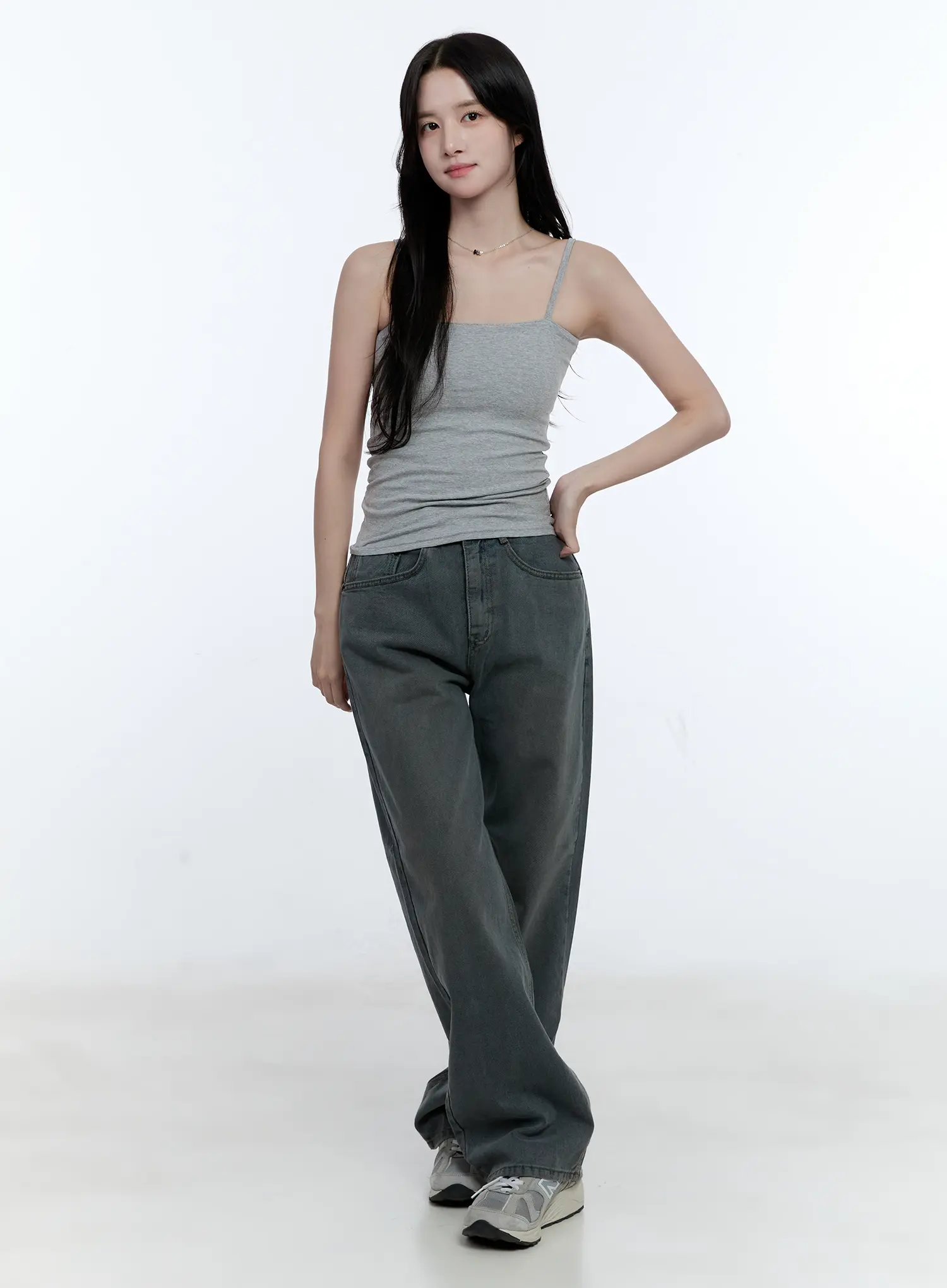 Basic Cotton Blend Stretch Cami CG512 - Image 3