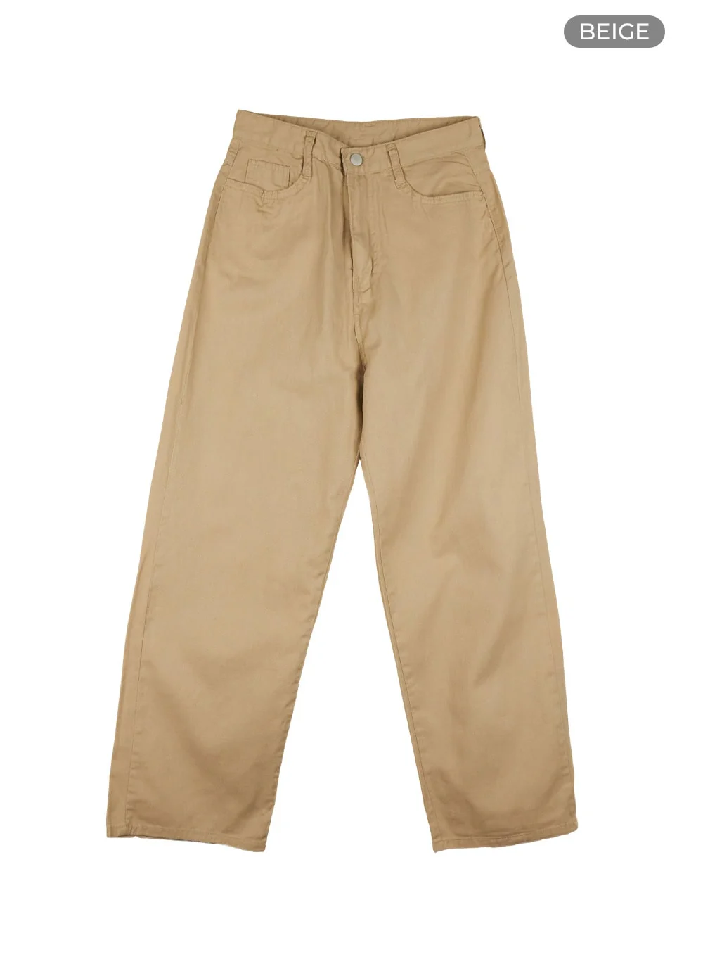 Basic Cotton Straight Leg Pants OY424 - Image 7