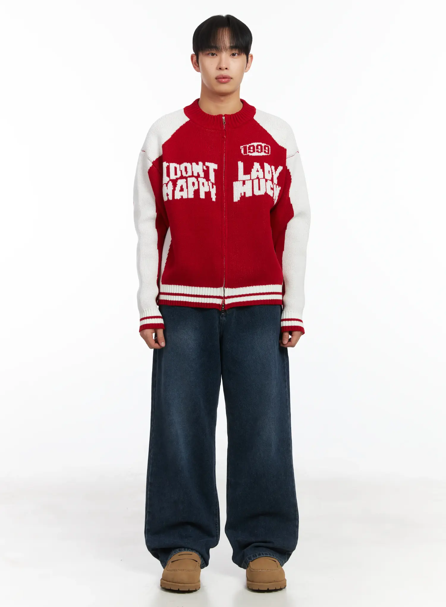 Basic Dark Washed Straight Jeans ID515 - Image 3