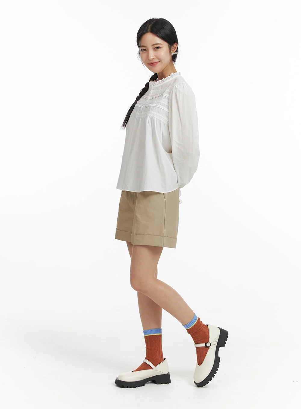 Basic Folded Shorts OF419 - Image 3
