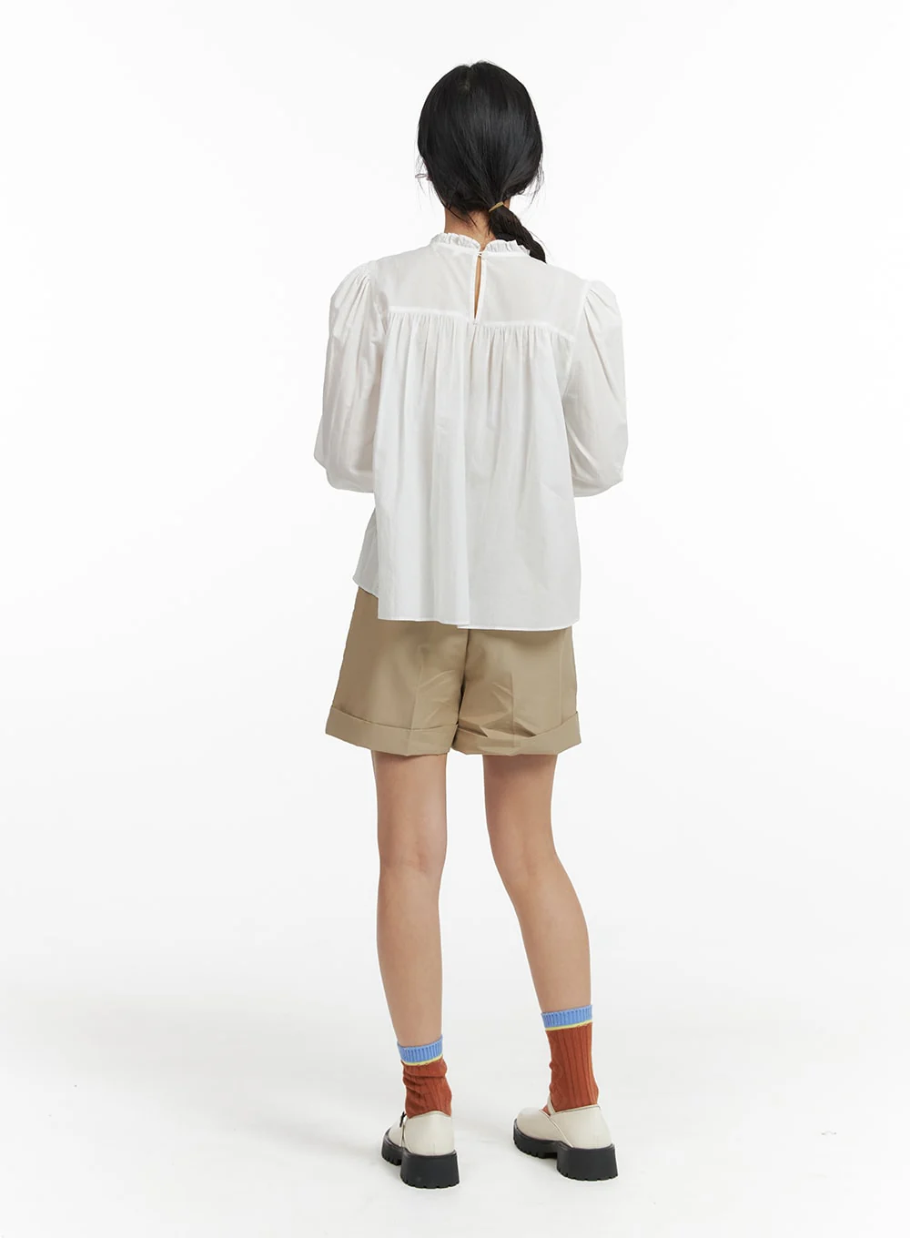 Basic Folded Shorts OF419 - Image 4