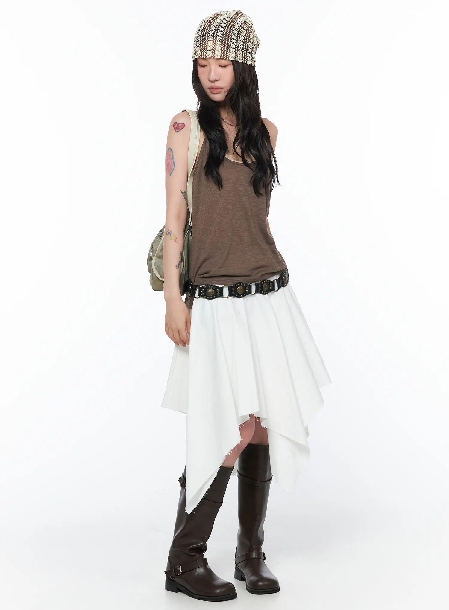 Basic Loose-Fit Tank Top CA527 - Image 8