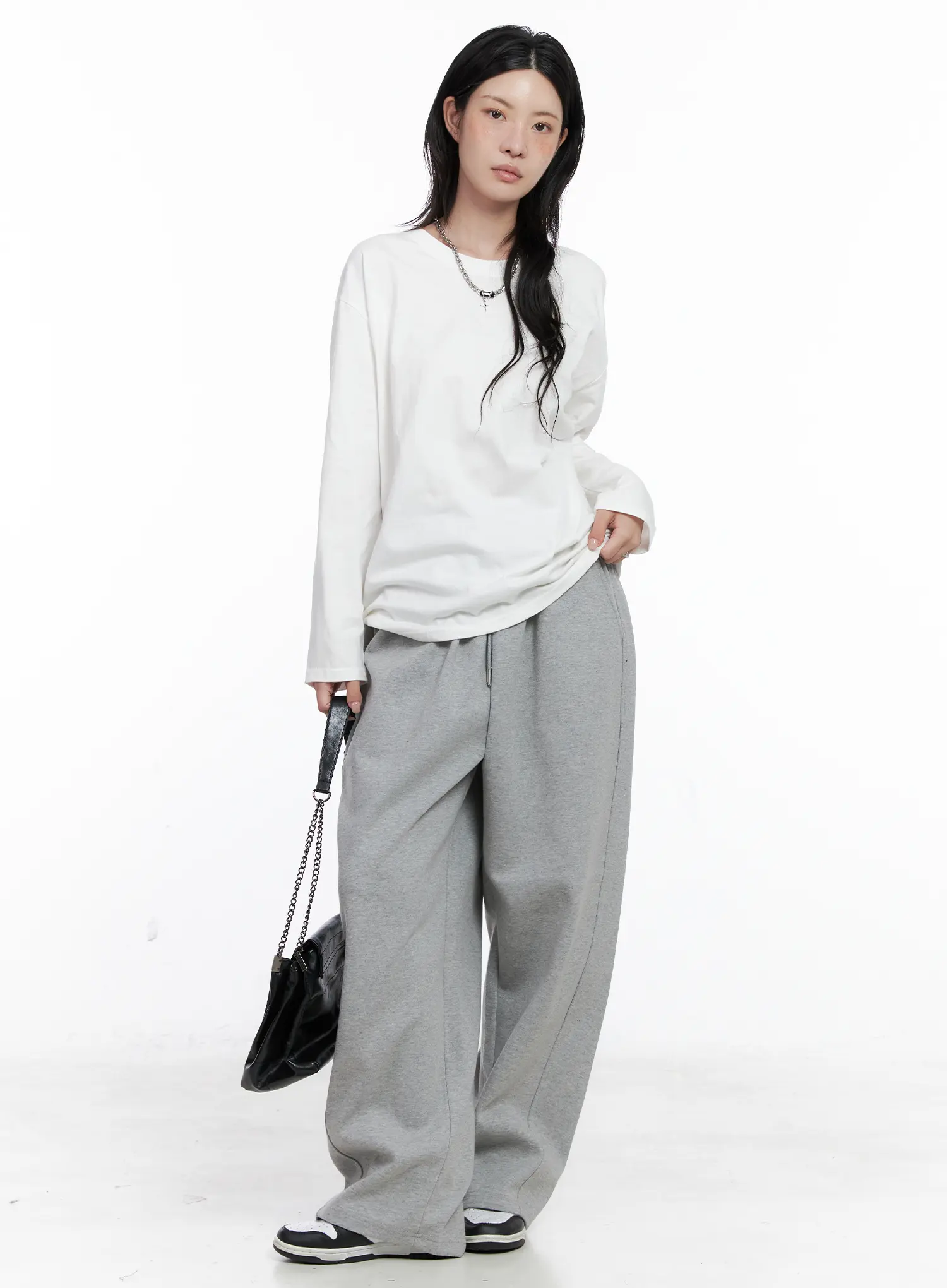 Basic Oversized Long Sleeve Tee CS529