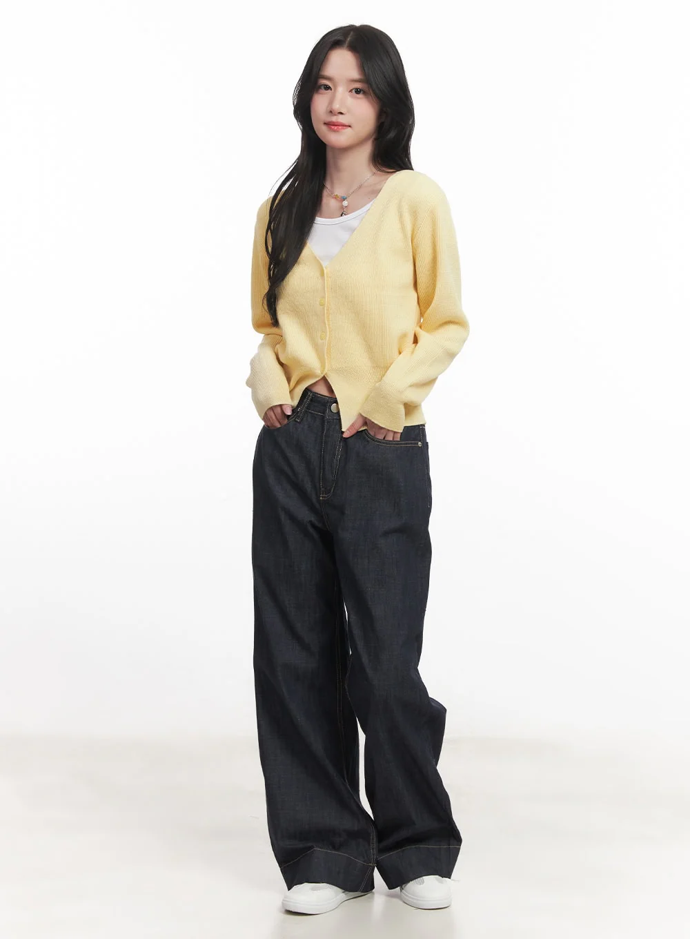 Basic Slim-Fit Crop Top CA510 - Image 8