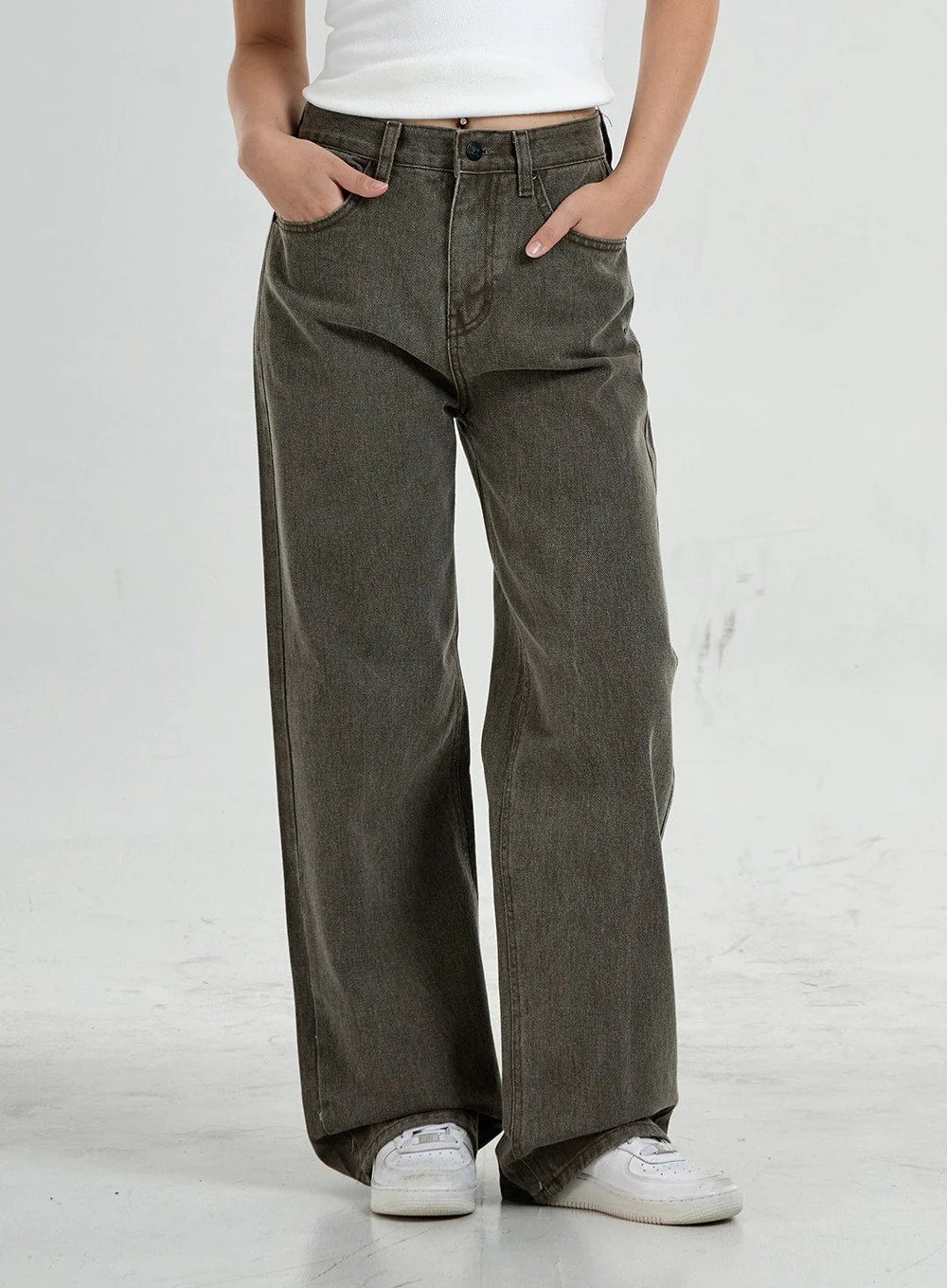 Basic Wide Leg Pants CO28 - Image 2