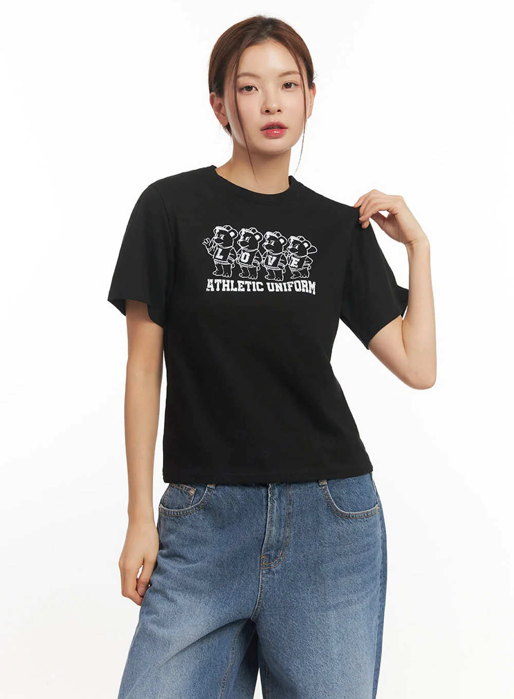 Bear Graphic Tee IM513 - Image 10