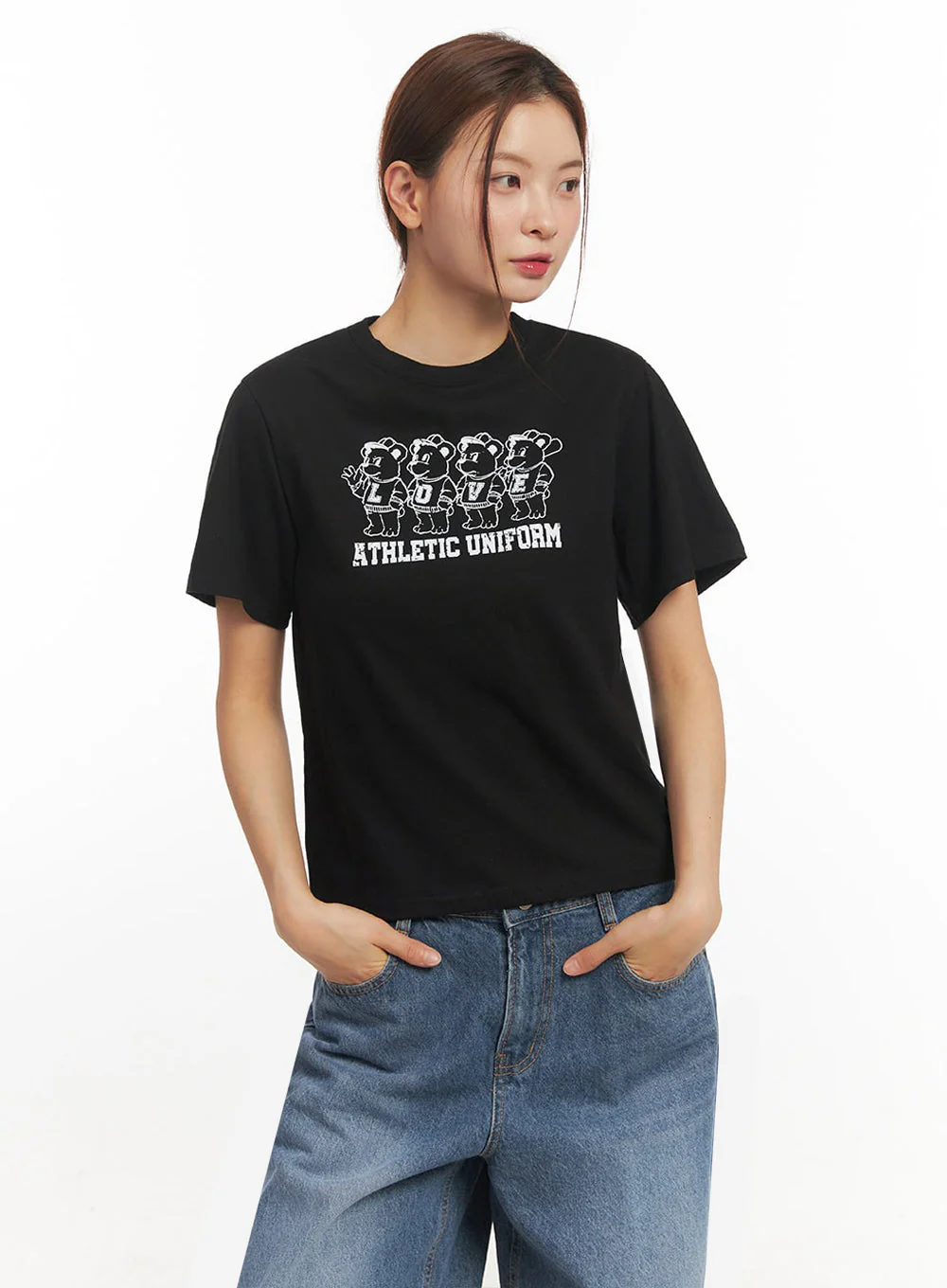Bear Graphic Tee IM513 - Image 16