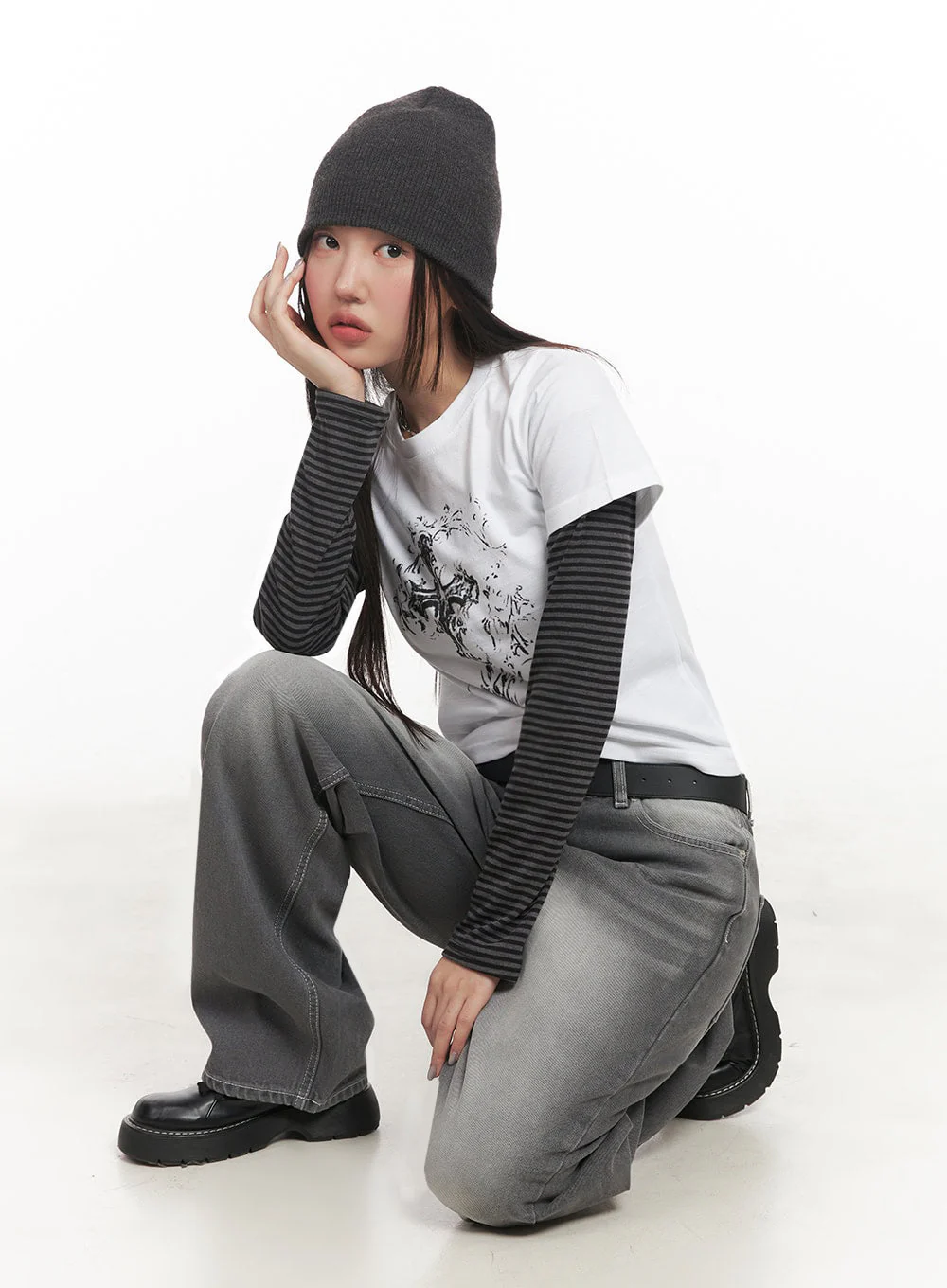 Becca Washed Straight-Leg Jeans IM524 - Image 6