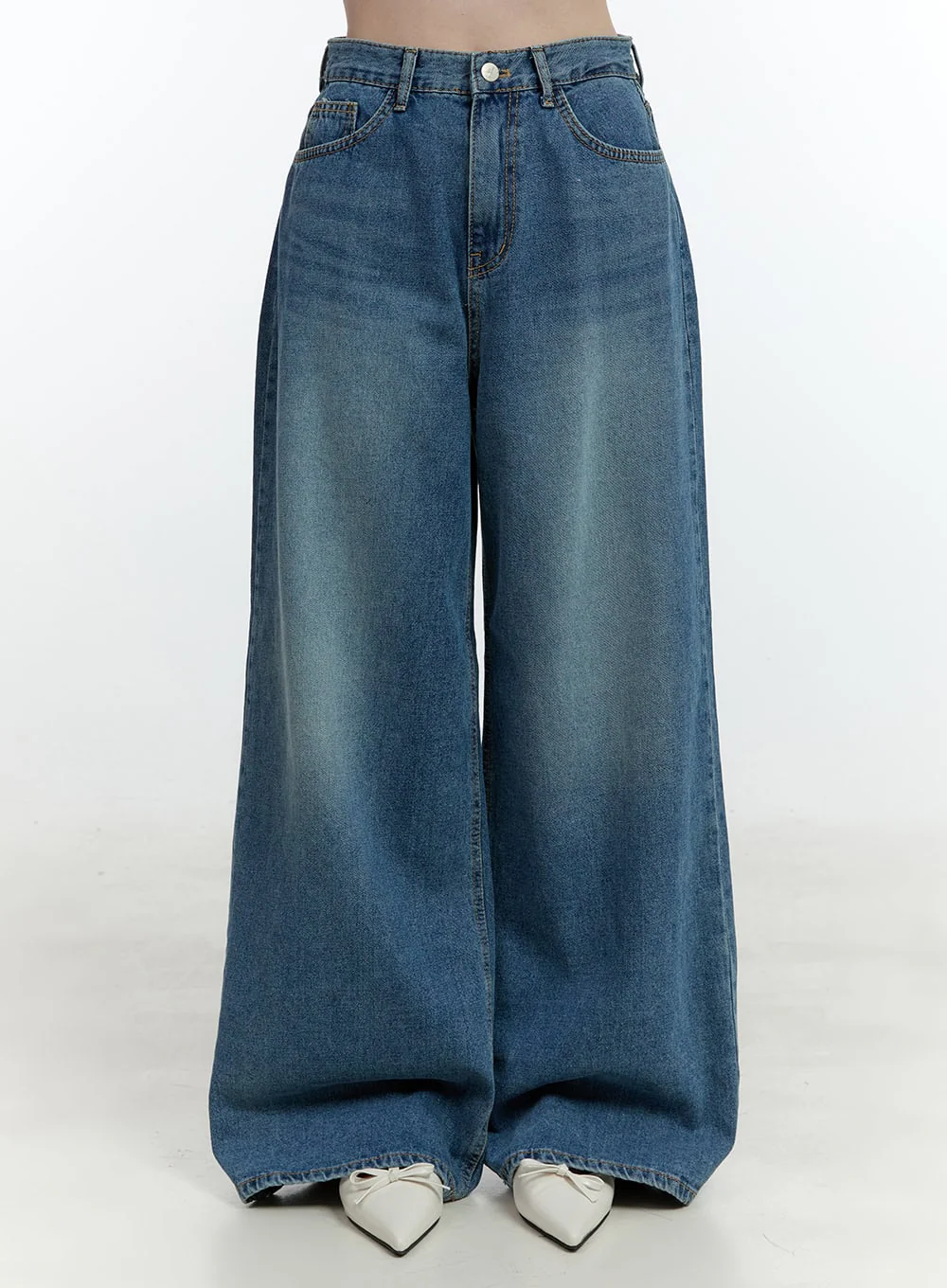 Becky Wide-Leg Jeans CF504 - Image 9