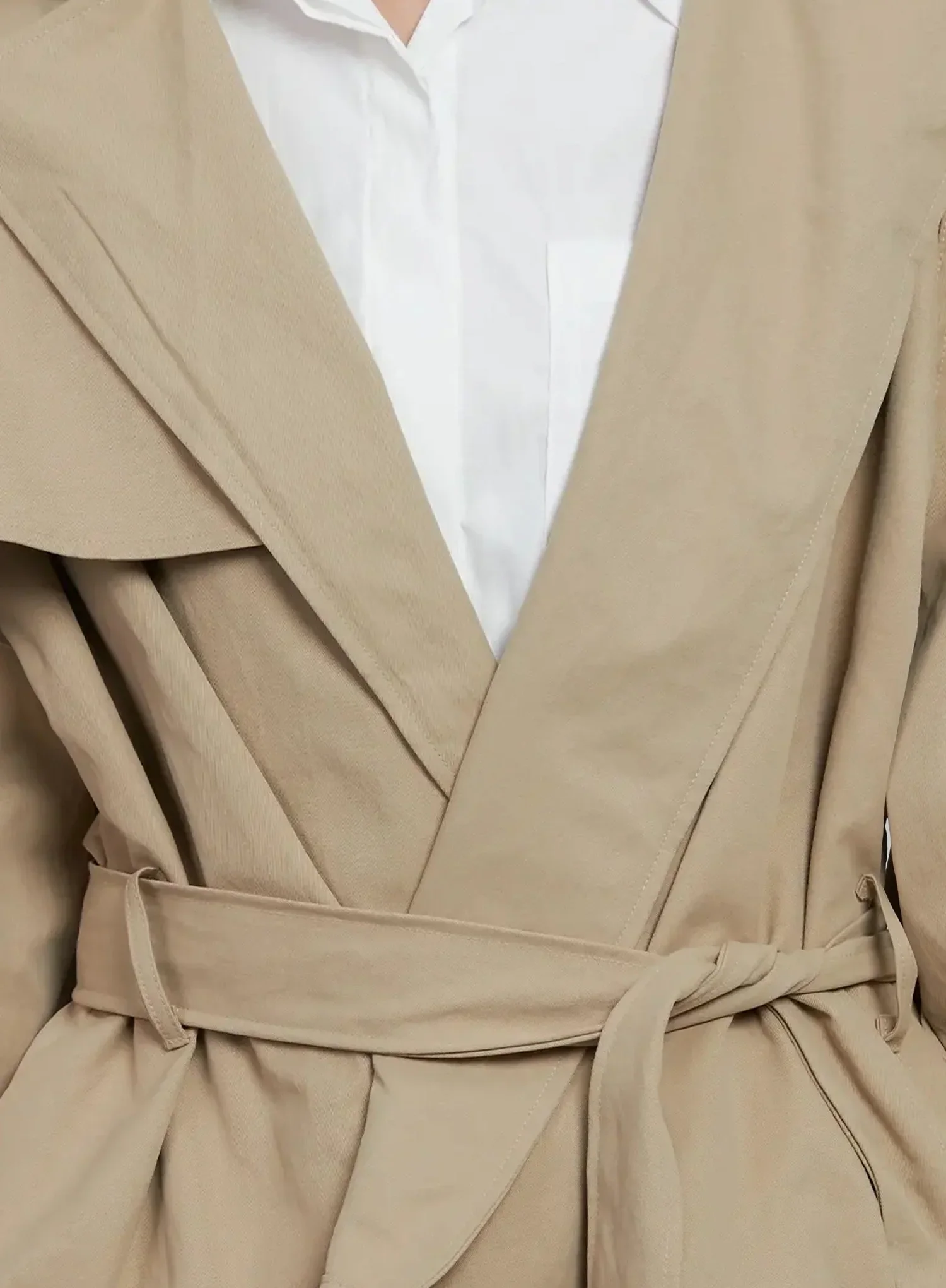 Belted Half Trench Coat ID504 - Image 4