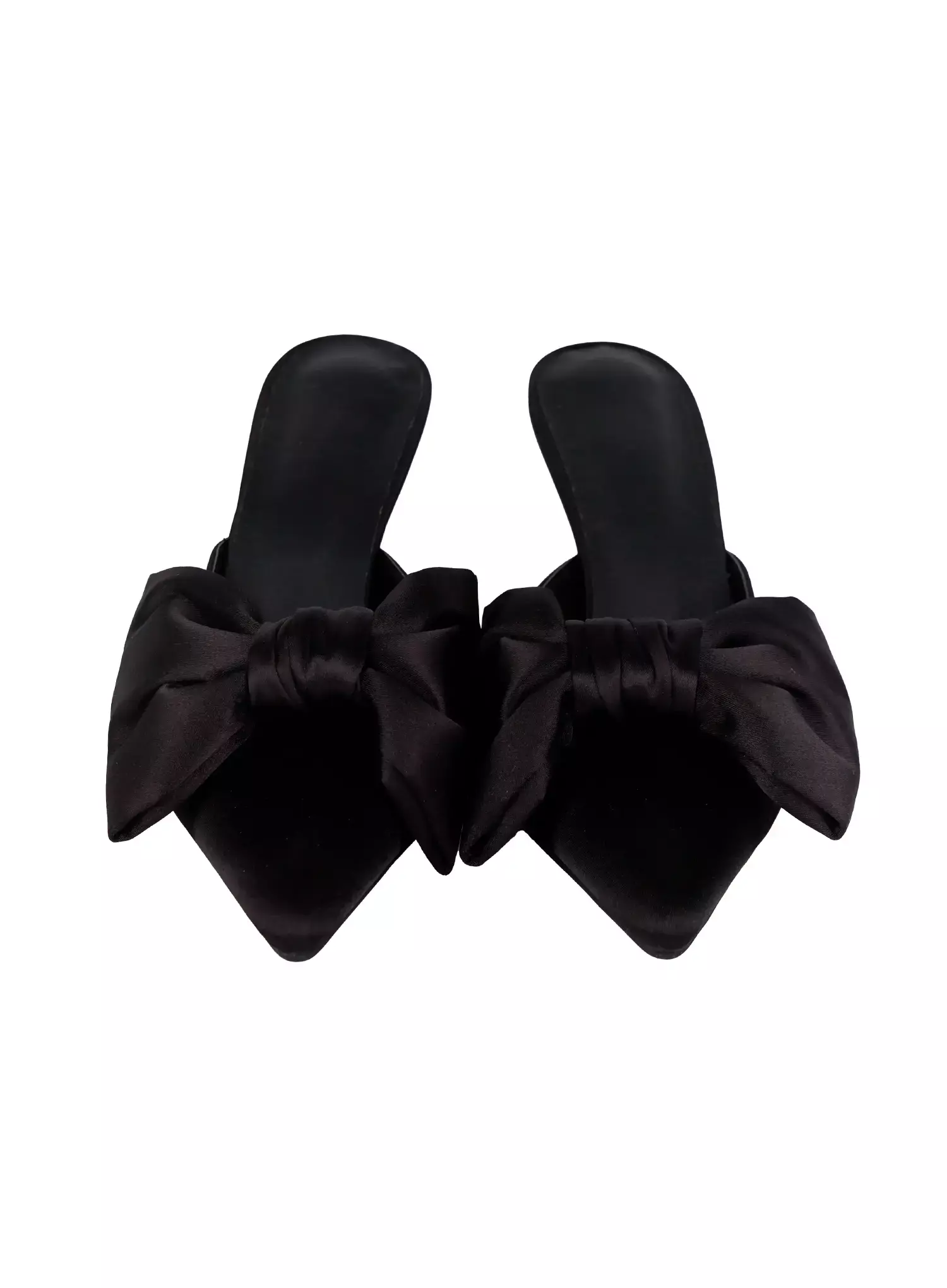 Big Bow Mule Stiletto Pumps IM506 - Image 15