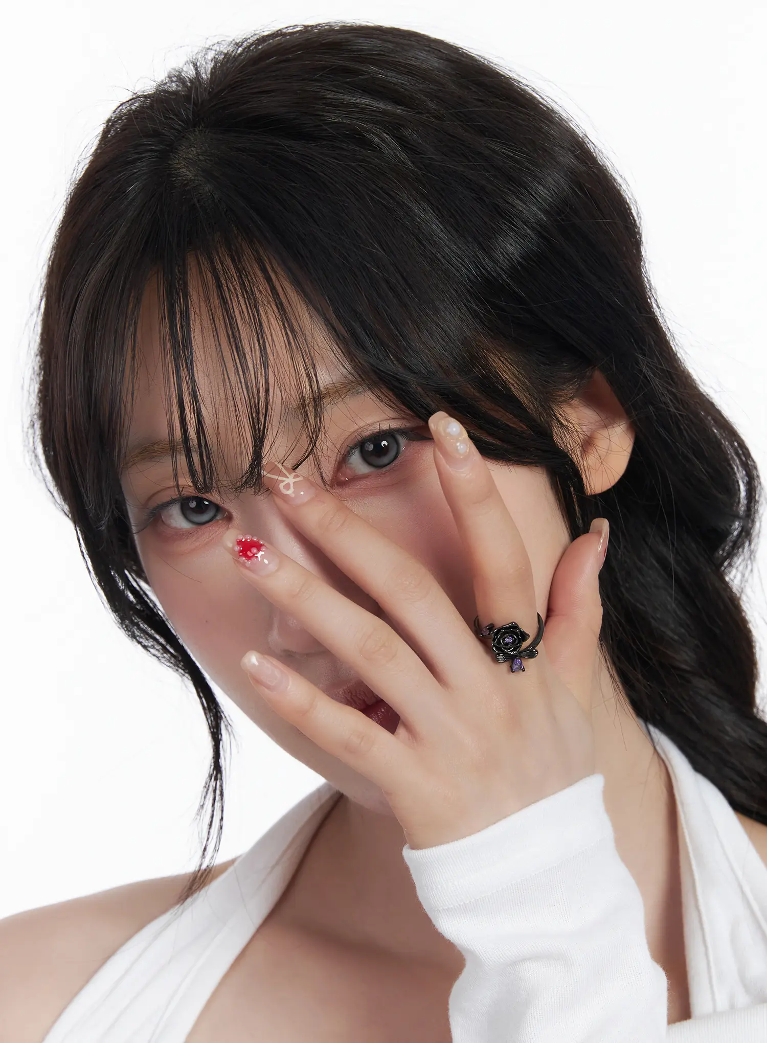 Black Rose Ring CJ523 - Image 2
