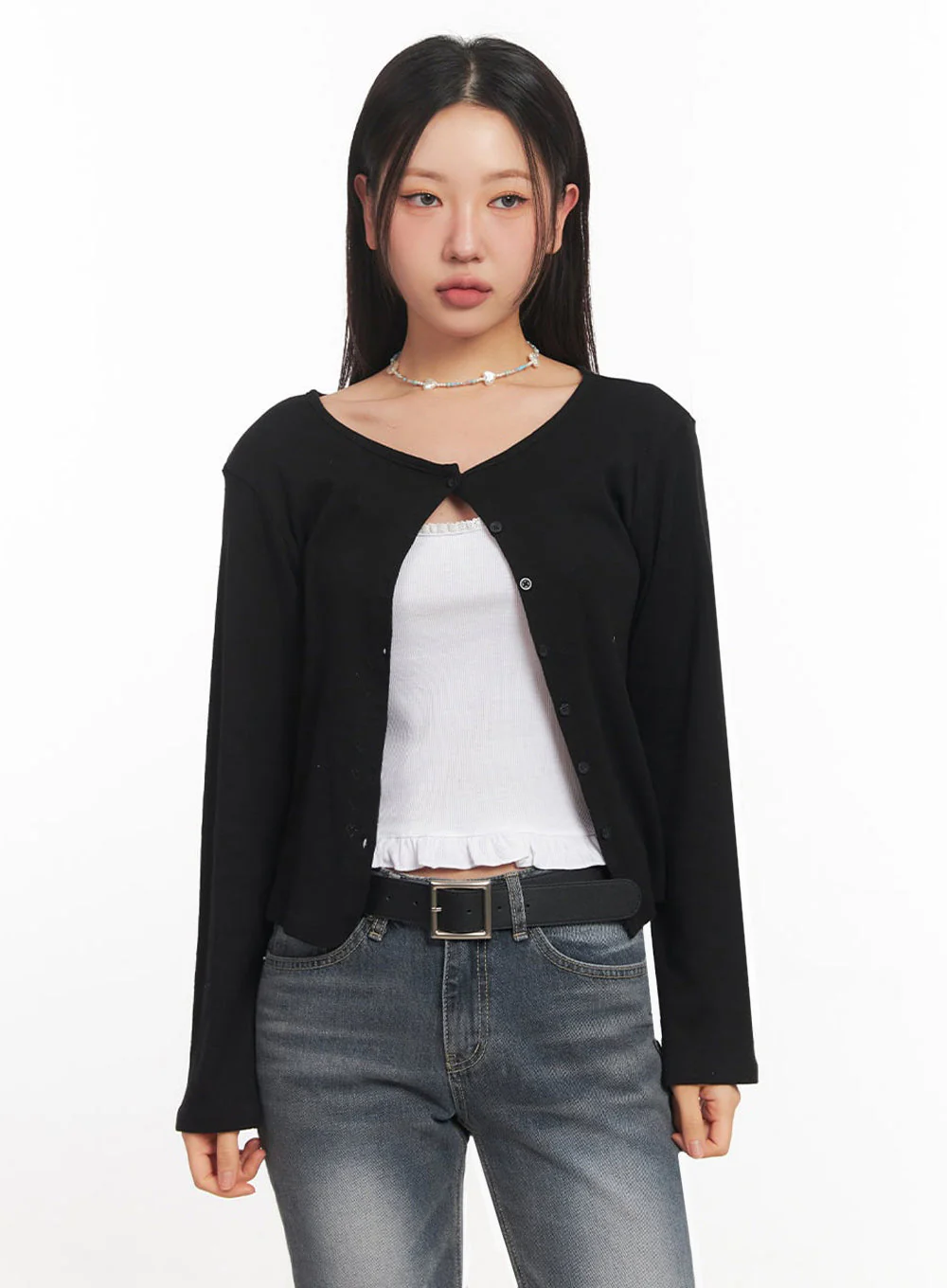 Blossom Buttoned Cardigan IA524 - Image 15