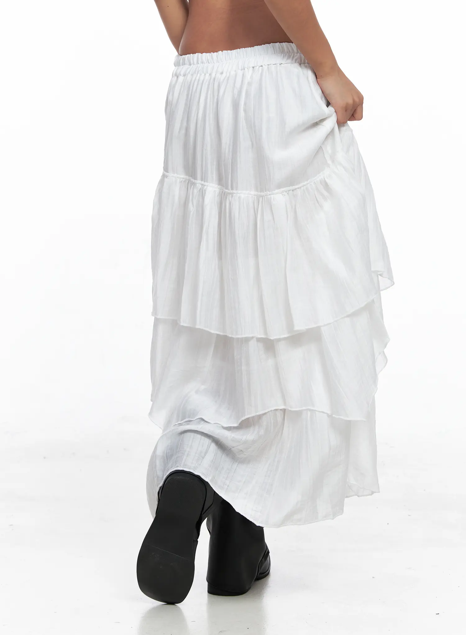 Bohemian Tiered Flowy Maxi Skirt CO510 - Image 6