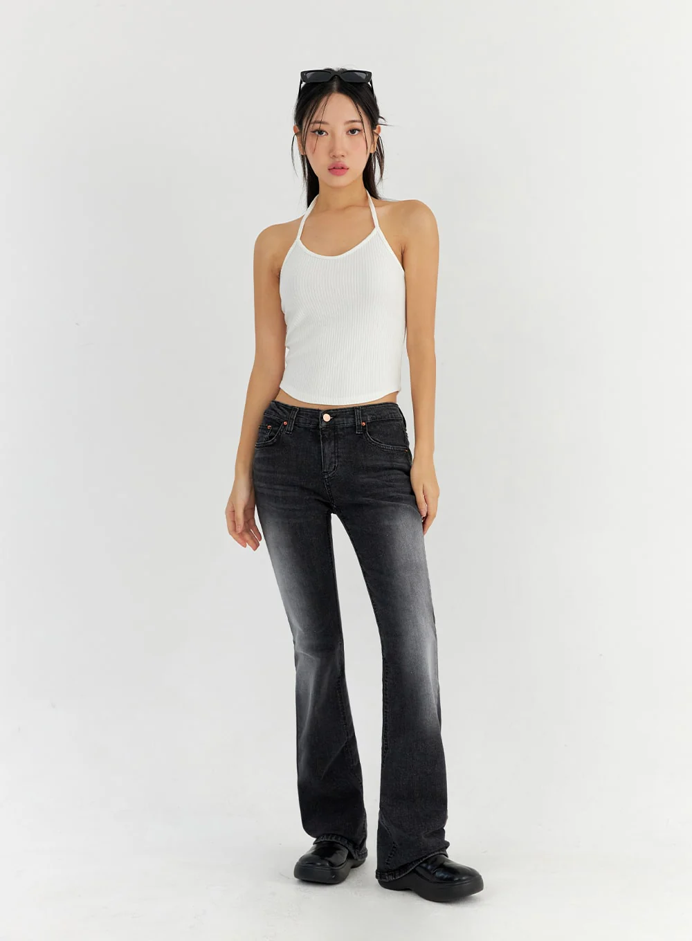 Bootcut Washed Jeans CO325 - Image 7