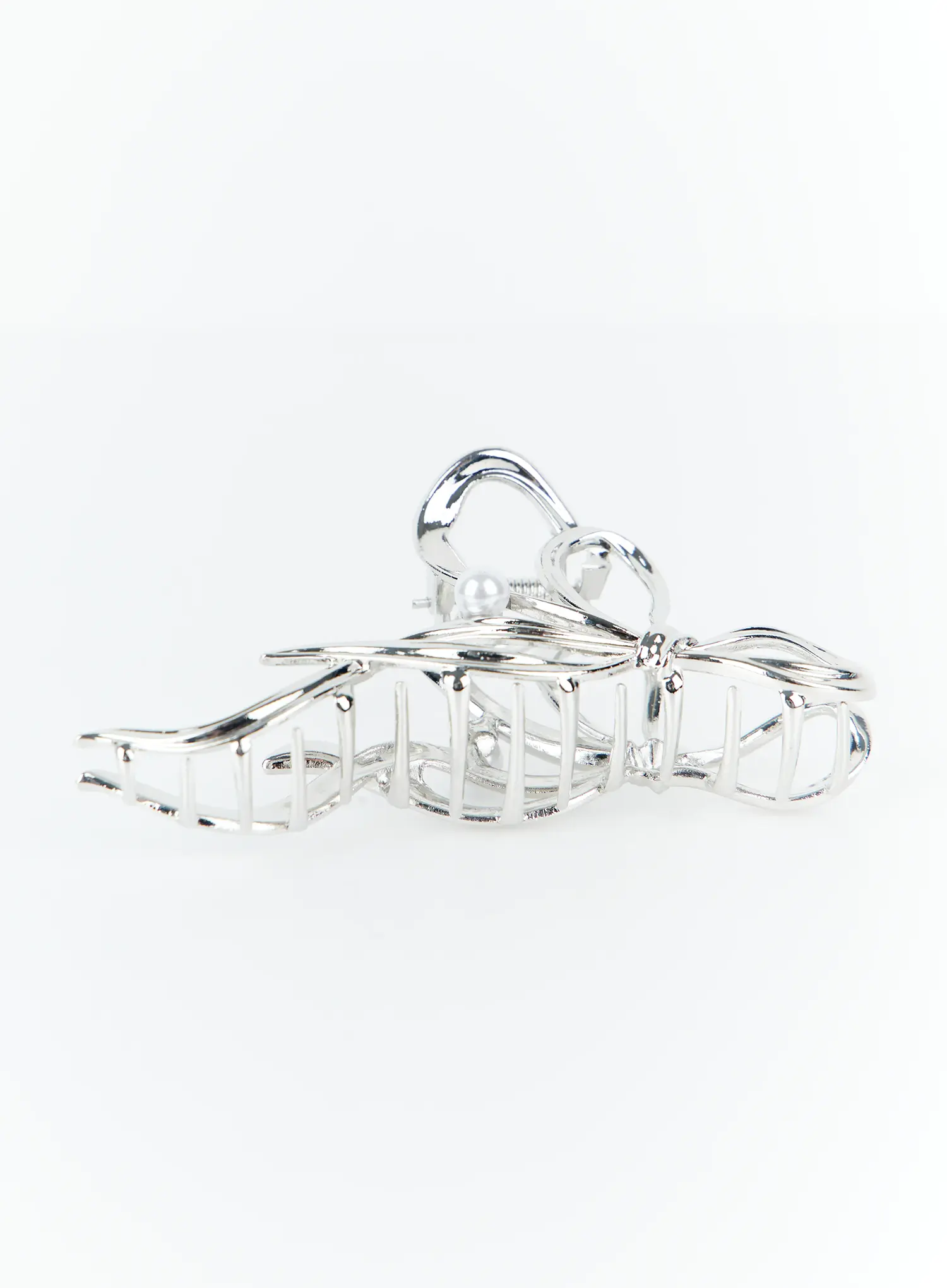 Bow Pearl Detail Claw Clip IY511 - Image 7