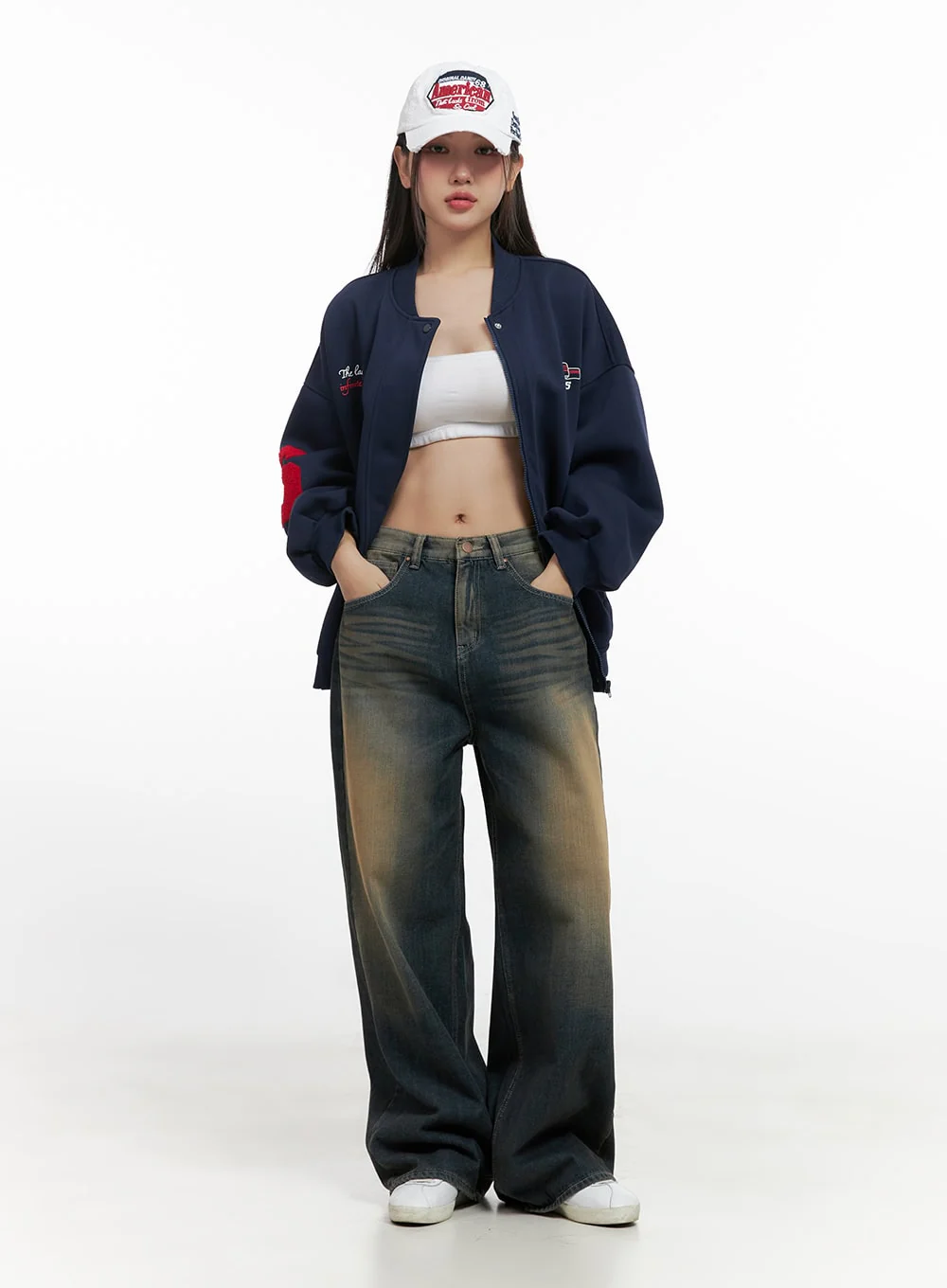 Bryana Cotton Comfort Wide Leg Jeans CN419 - Image 5