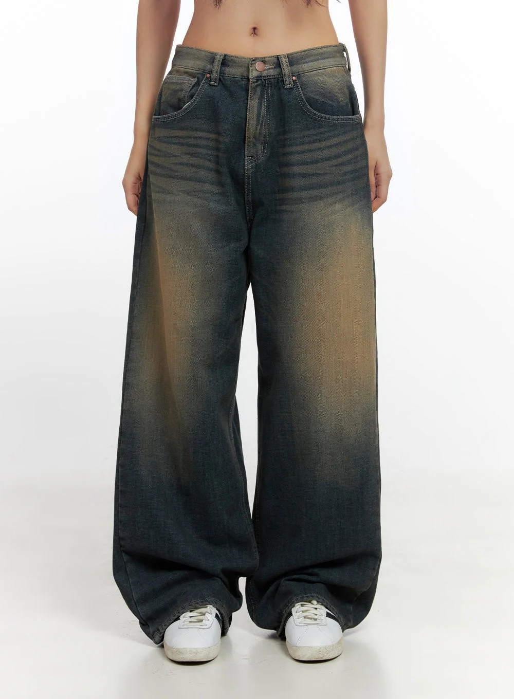Bryana Cotton Comfort Wide Leg Jeans CN419 - Image 9