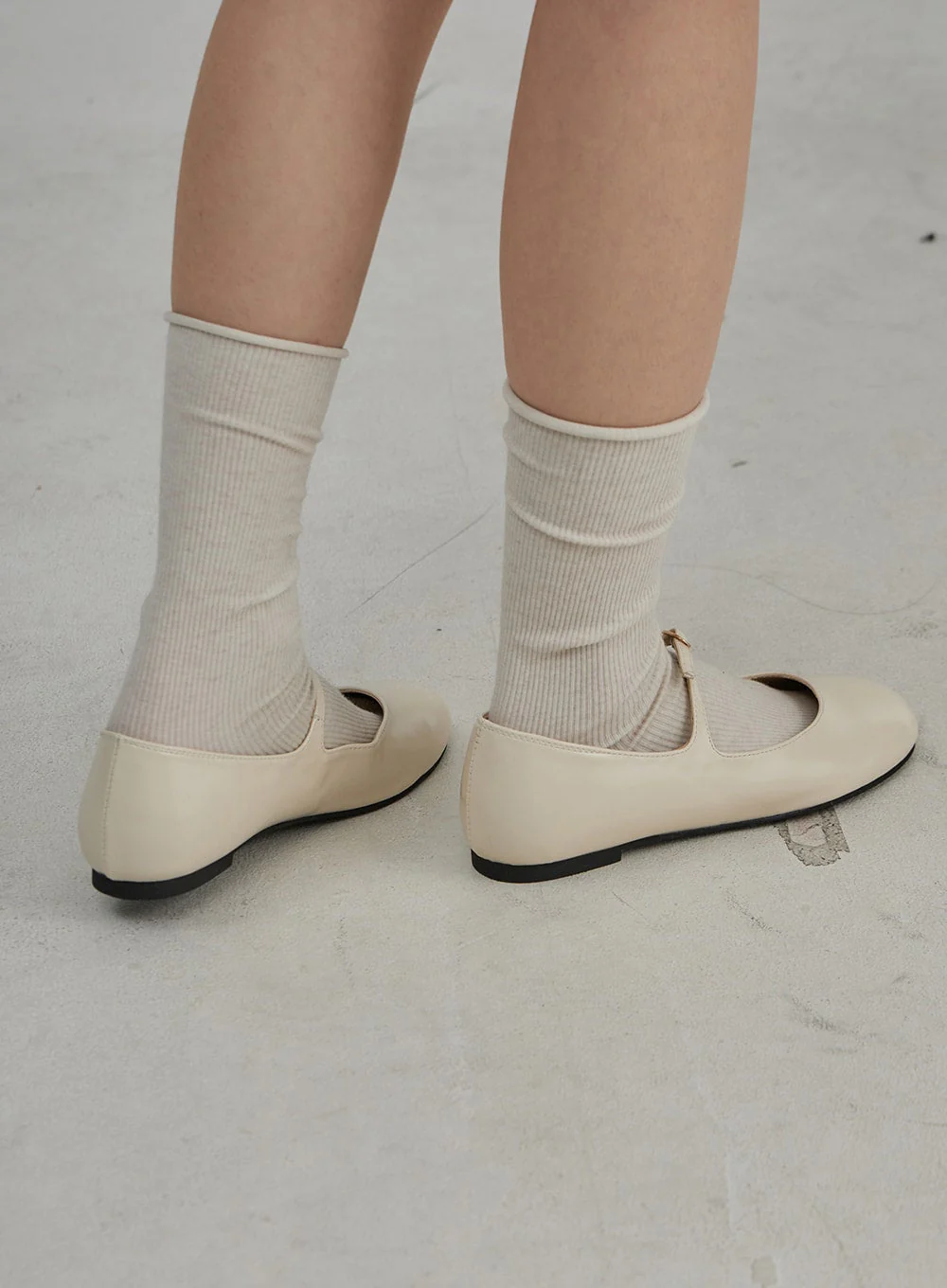 Buckle Round Mary Jane Flats OJ305 - Image 10