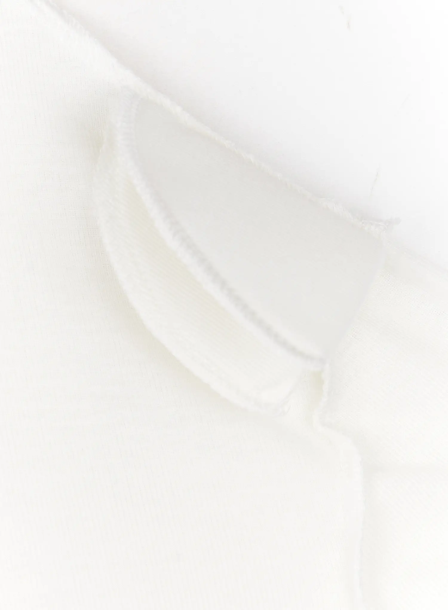 Bunny Mock Neck Shoulder Pad Tee CA514 - Image 12