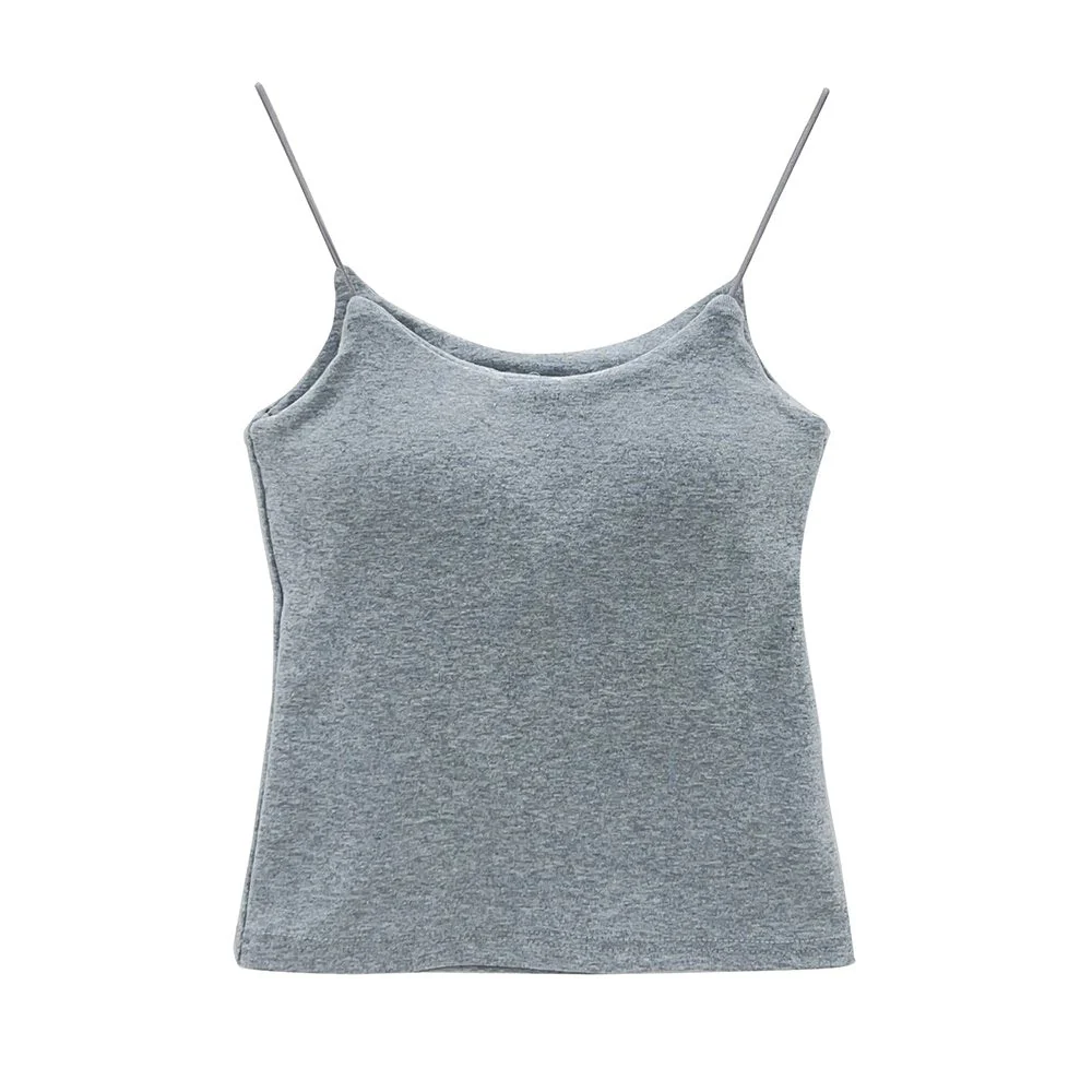 Cami with Padded Bra Attached K0302 - Image 7
