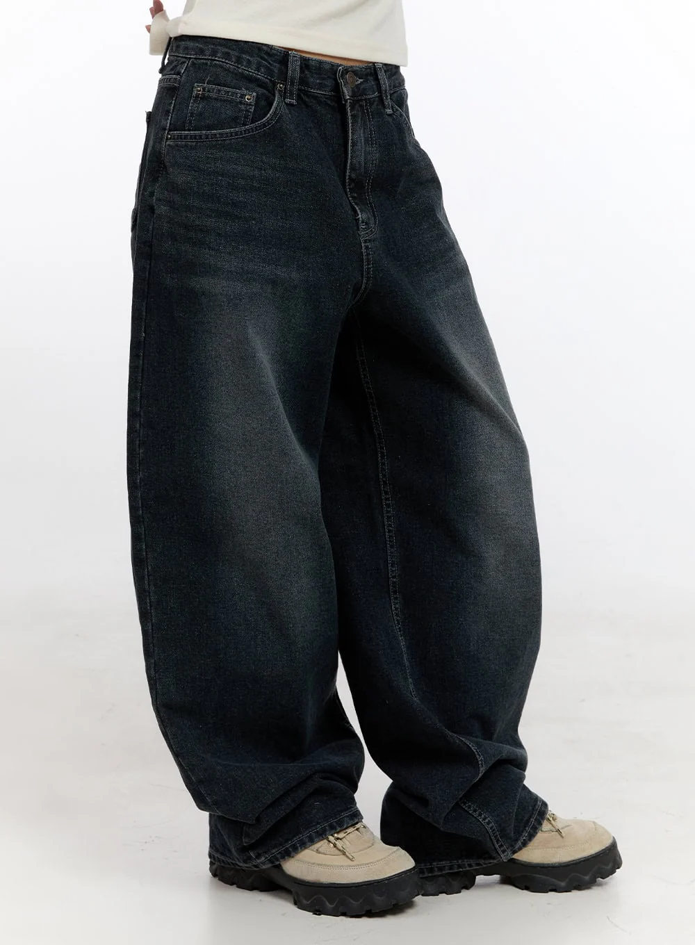 Camila Washed Cotton Jeans CN422 - Image 3
